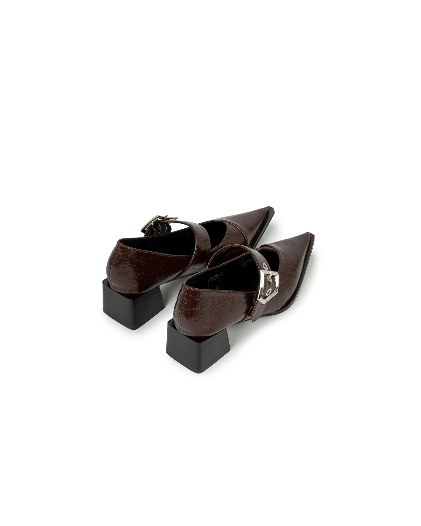 Pointed Toe Buckle Heels