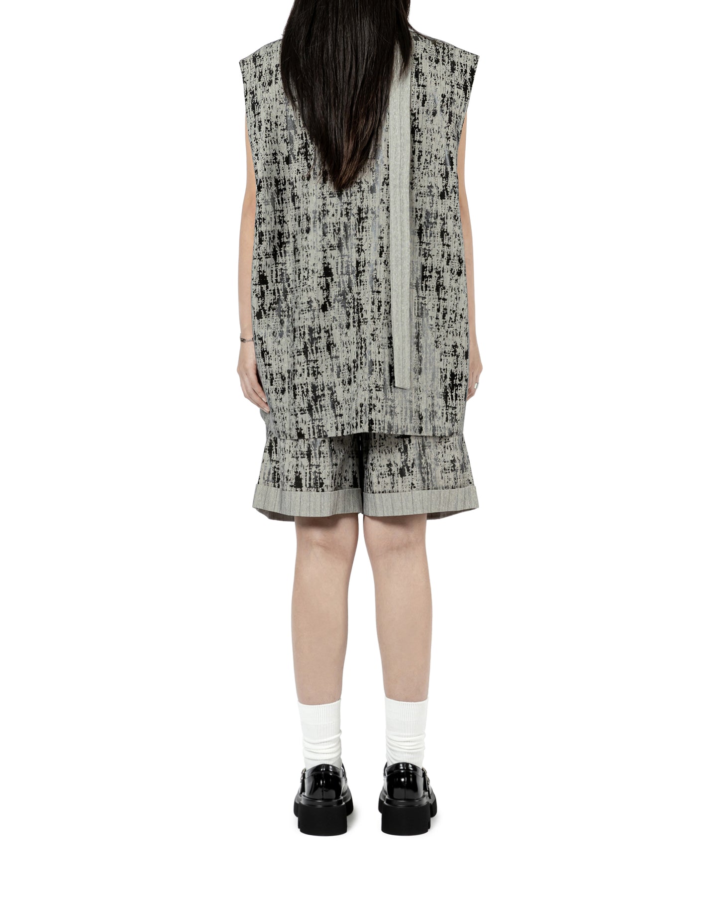 Textured Wrap Vest