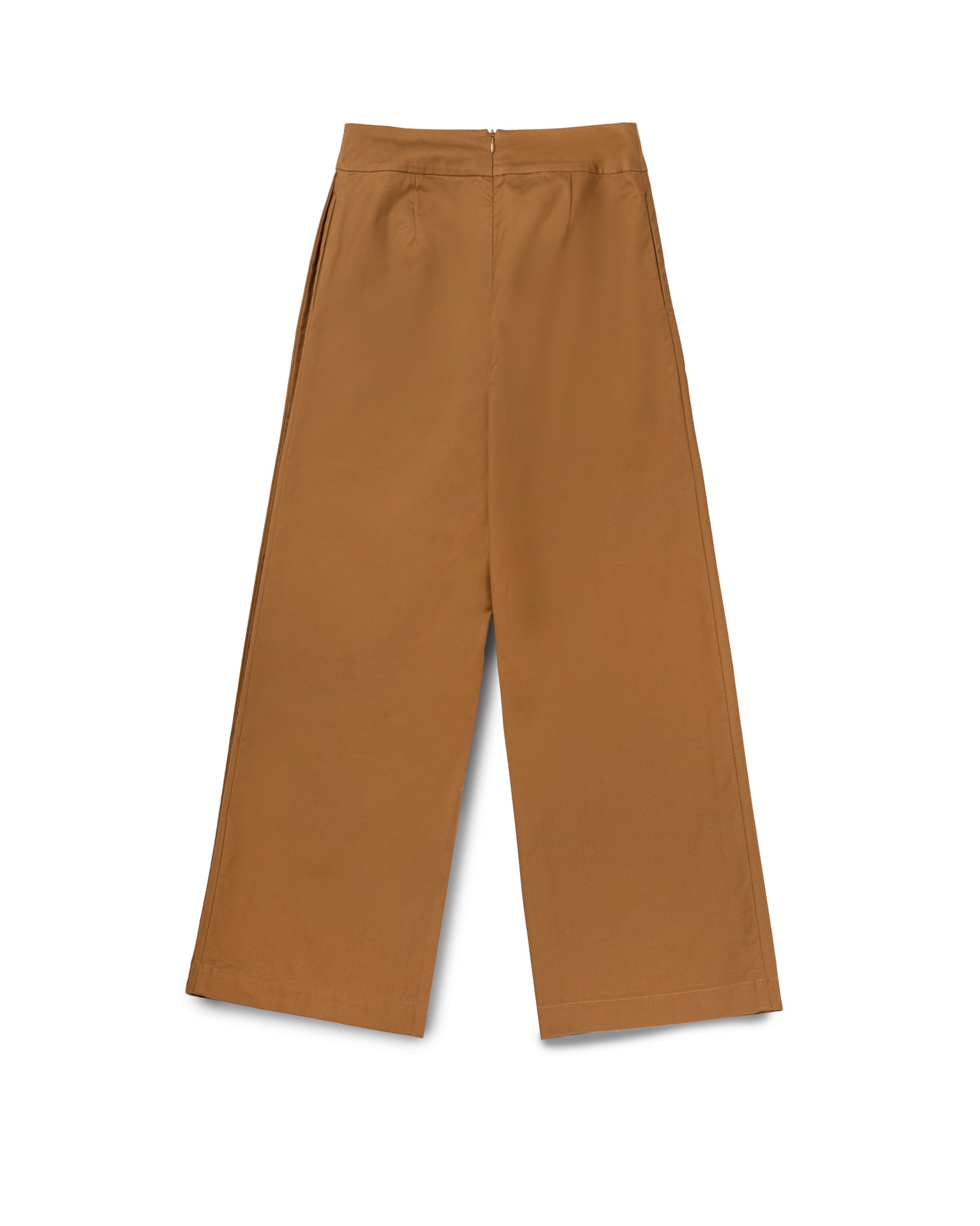 Asymmetrical Pleated Pants