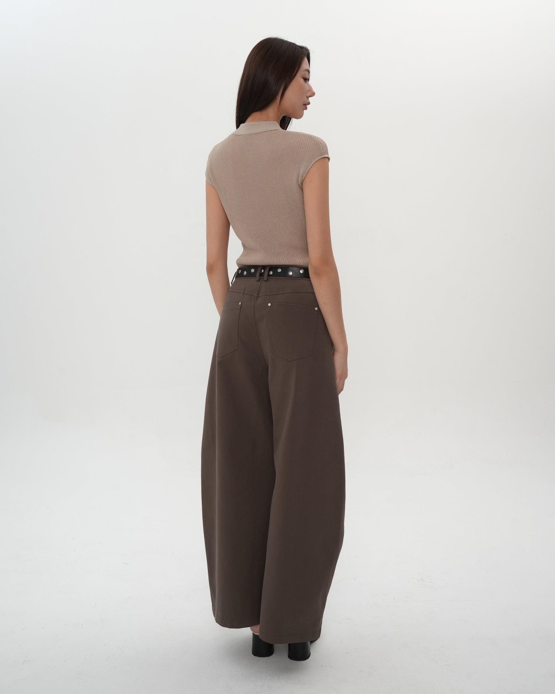 Belted Balloon Pants