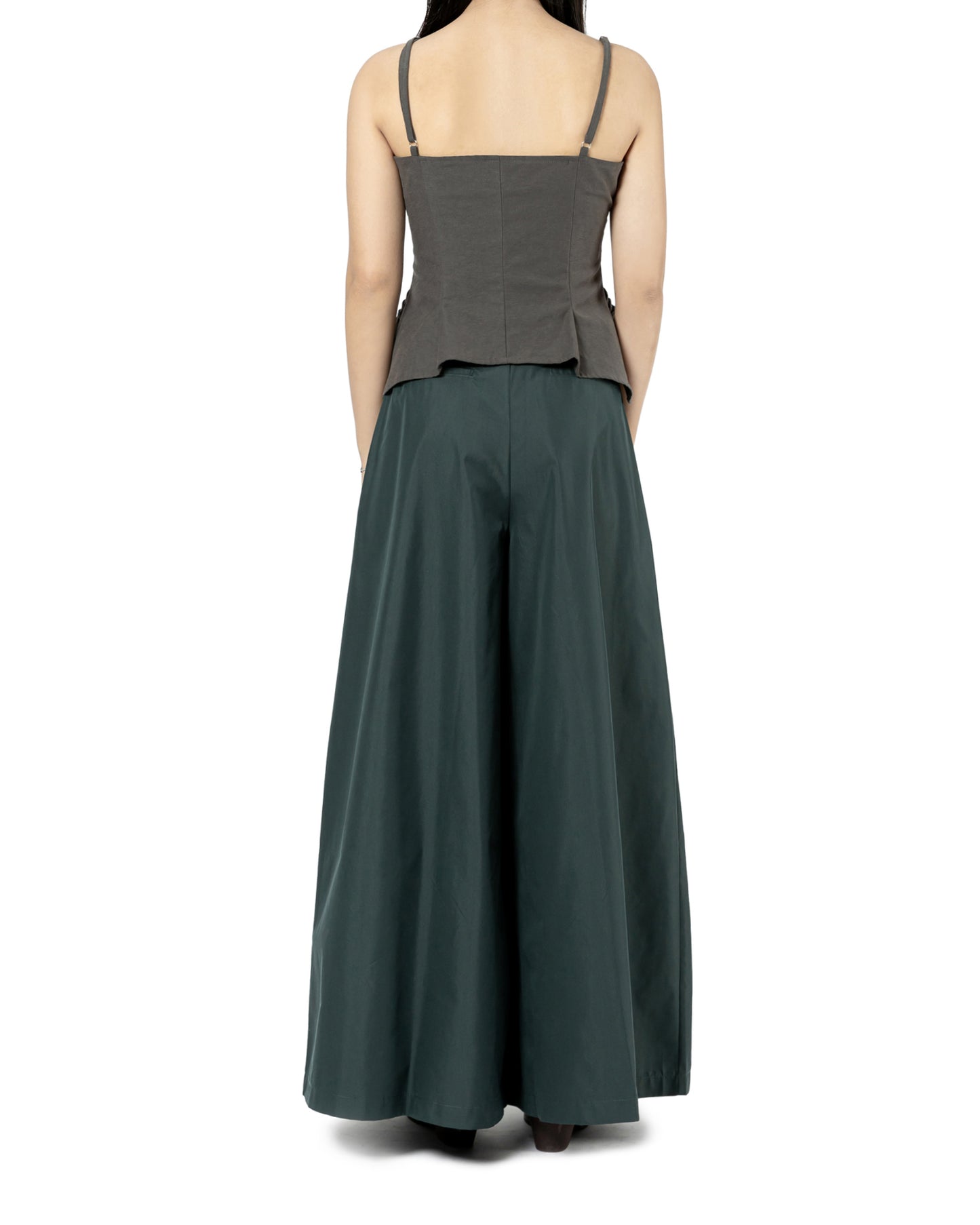 Sculpted Pleated Corset Top