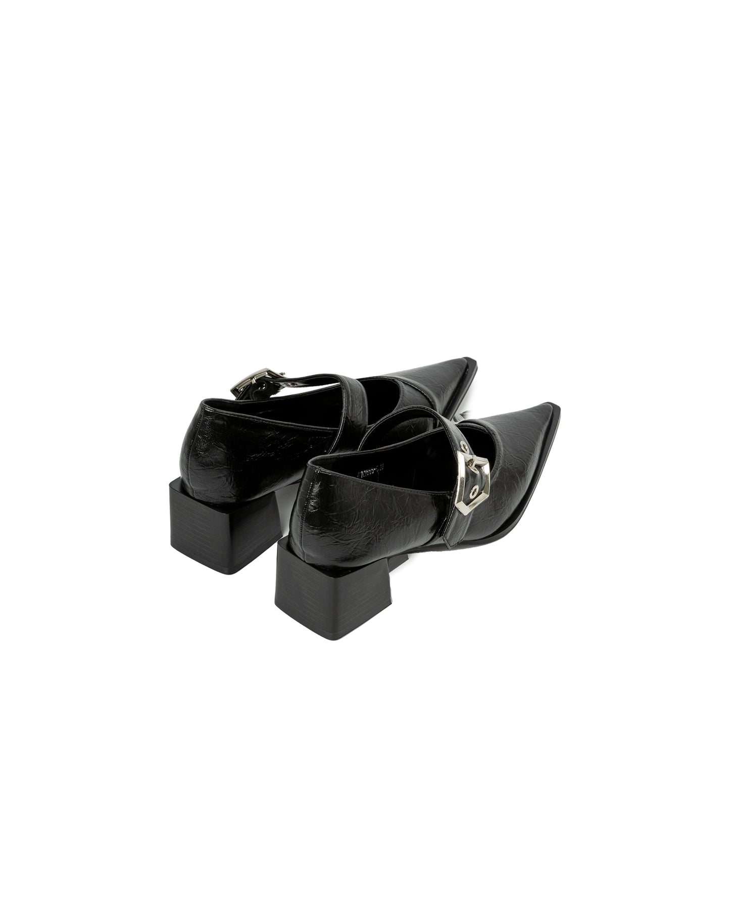 Pointed Toe Buckle Heels