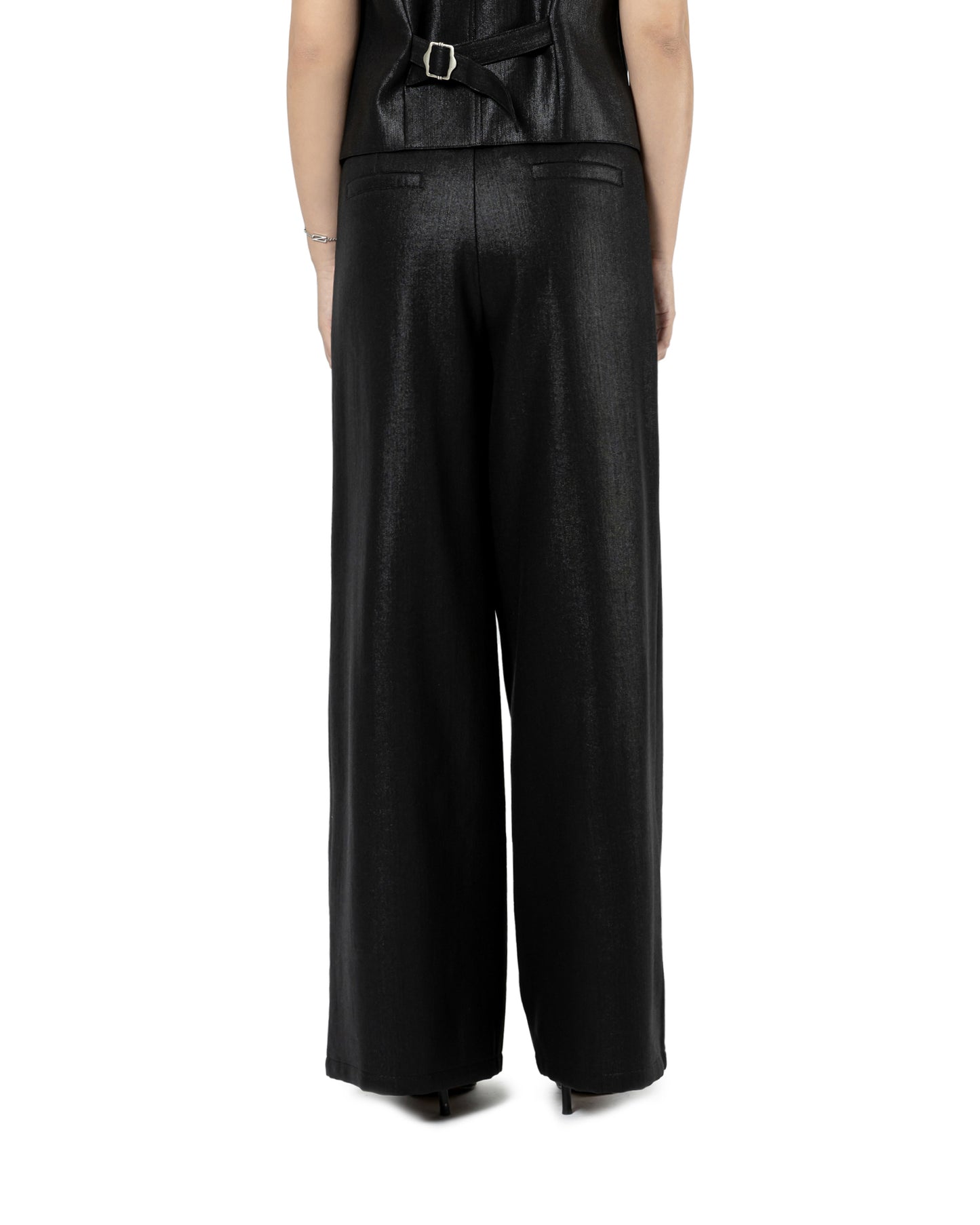 Sleek Wide Leg Trousers