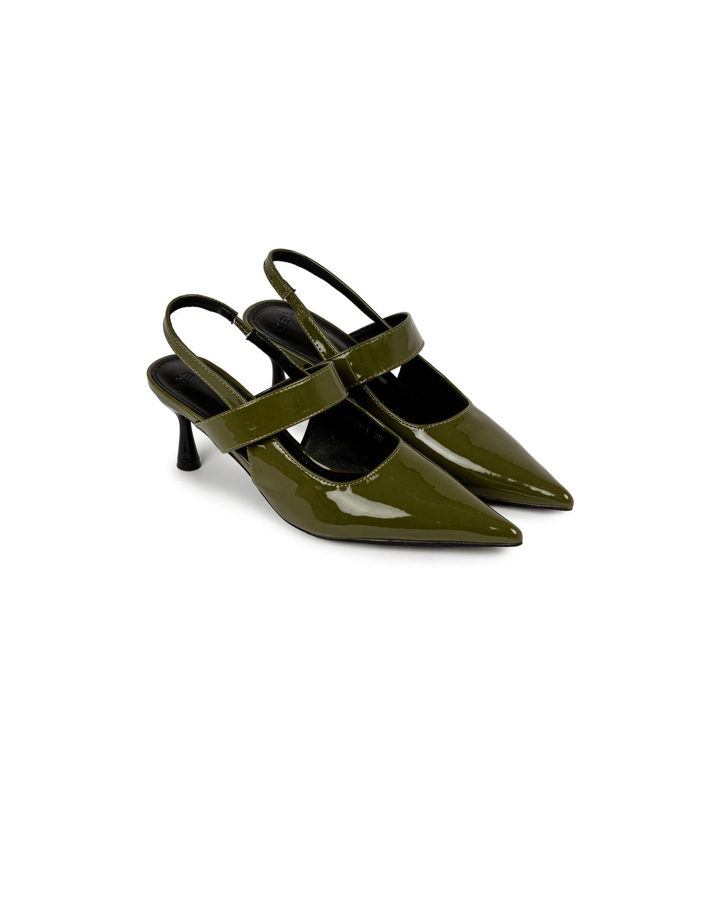 N E O Patent-Finish Heels