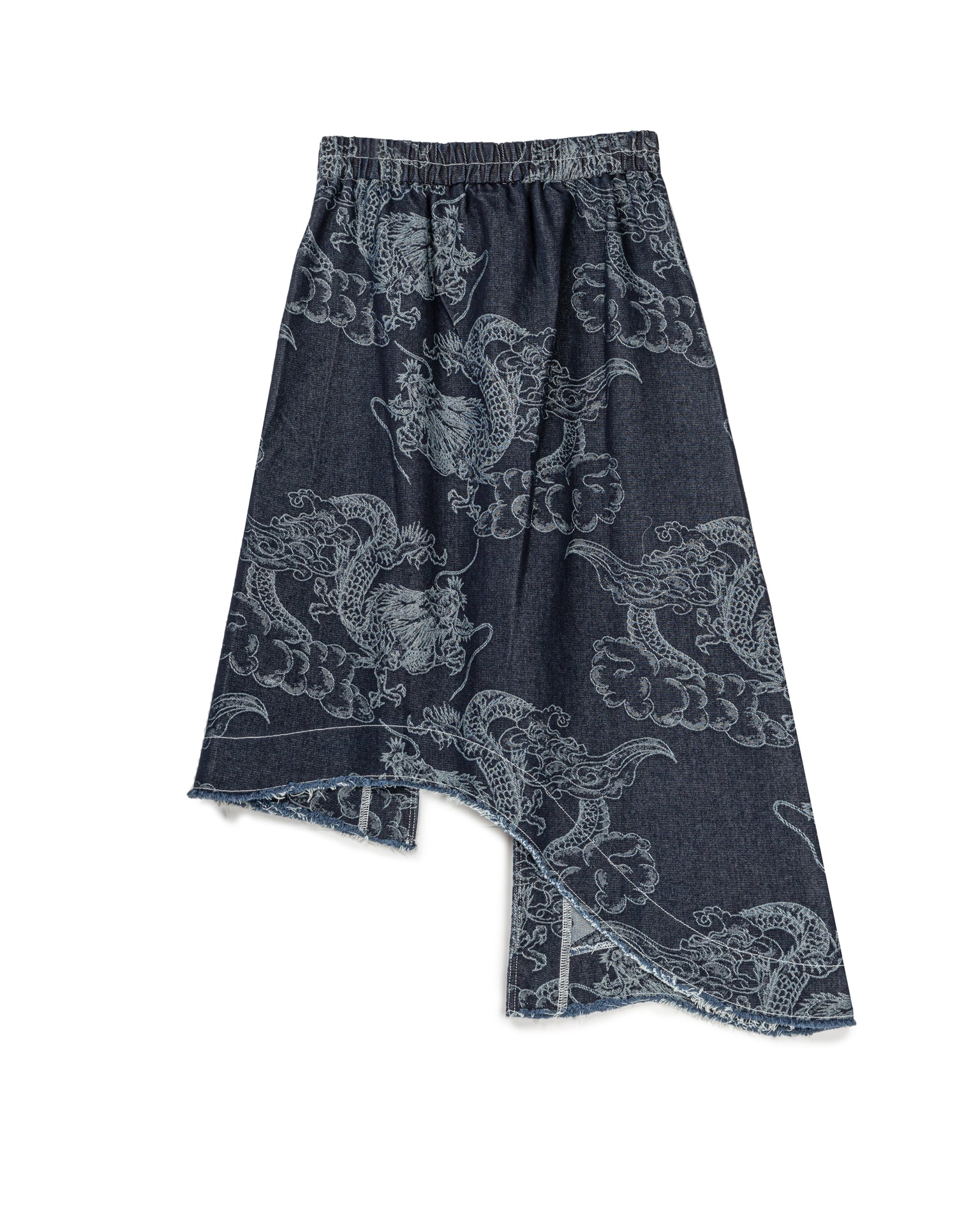 Chinese Dragon Irregular Skirt