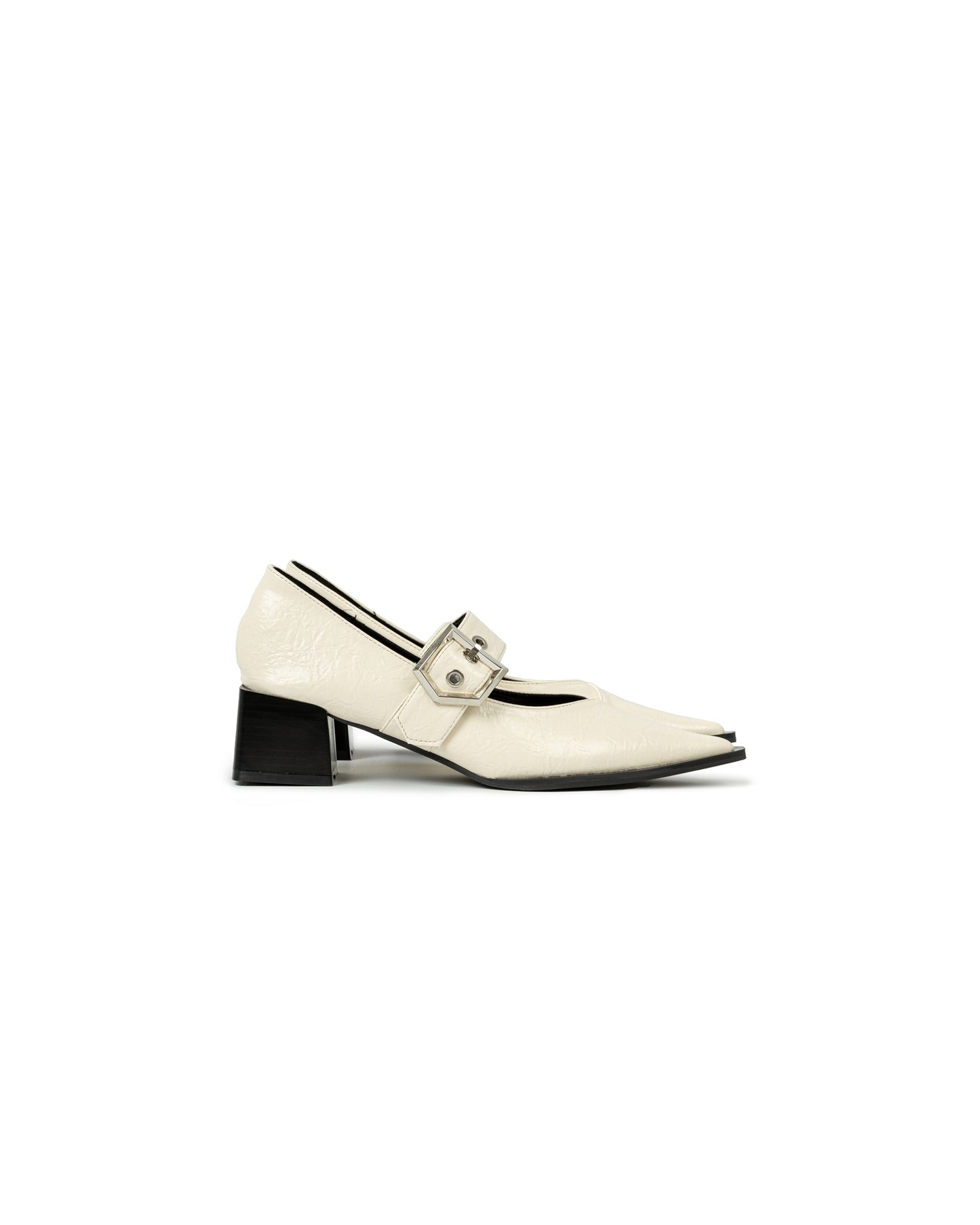 Pointed Toe Buckle Heels