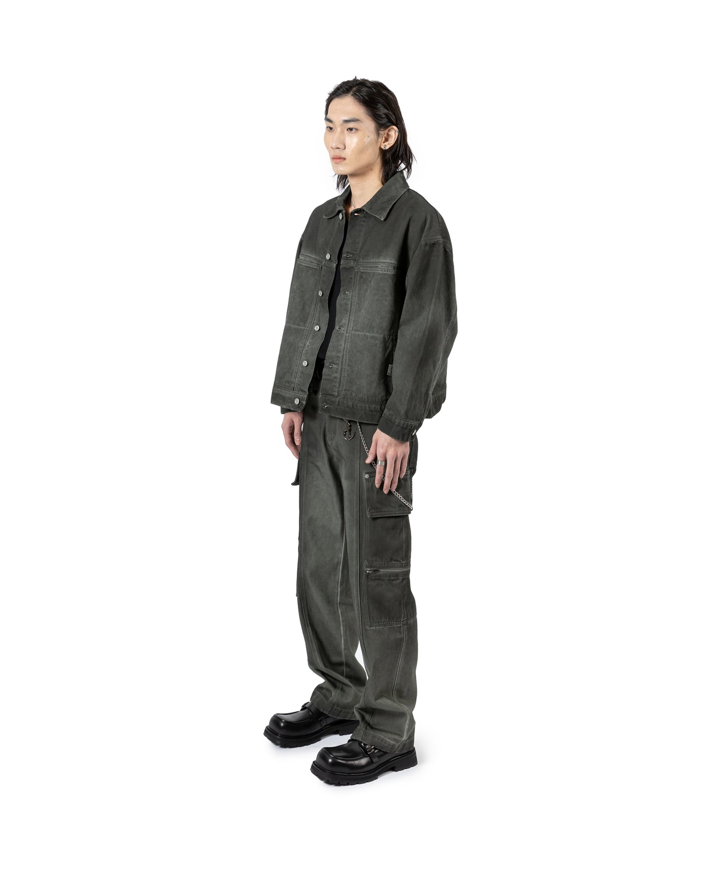 Washed Gradient Jacket