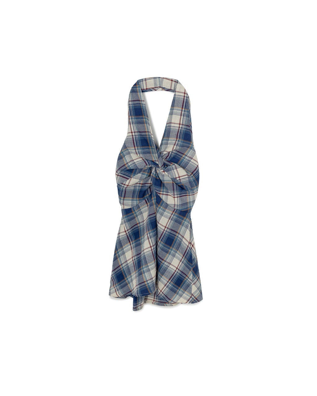 Checkered Halter Top