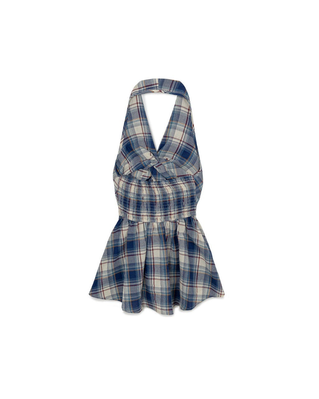 Checkered Halter Top