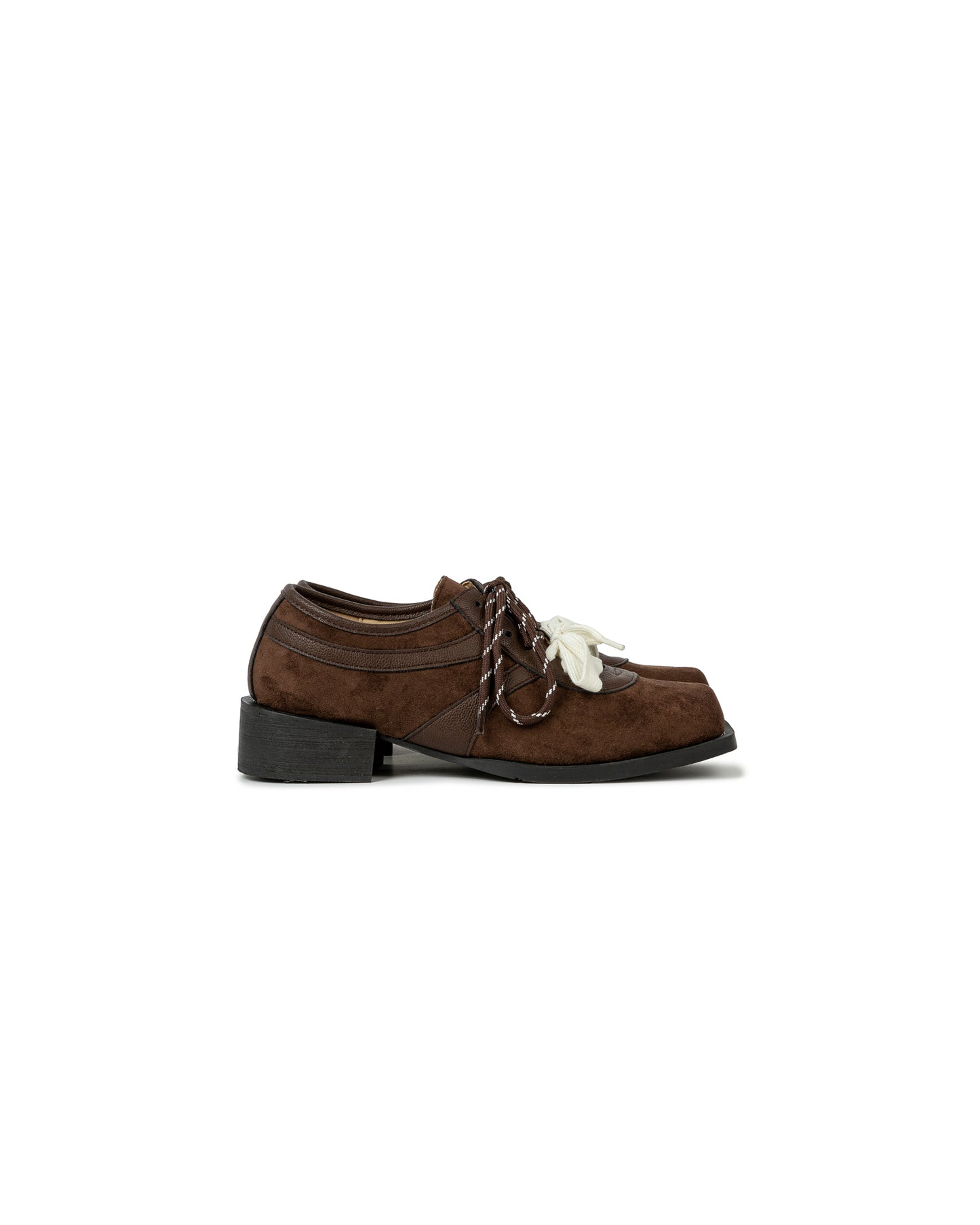 Dual Lace Suede Oxfords