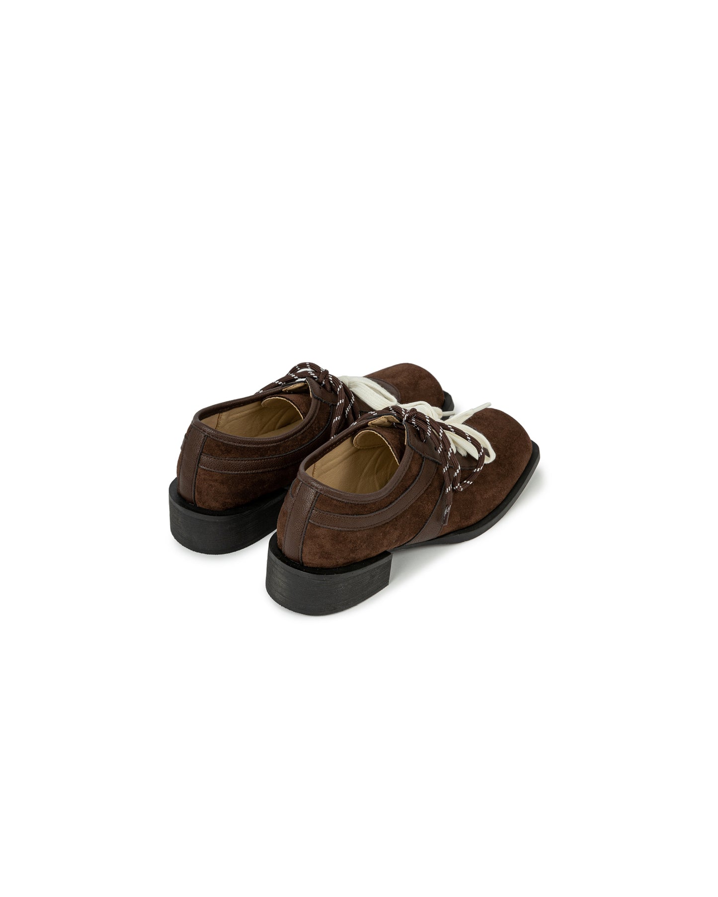 Dual Lace Suede Oxfords