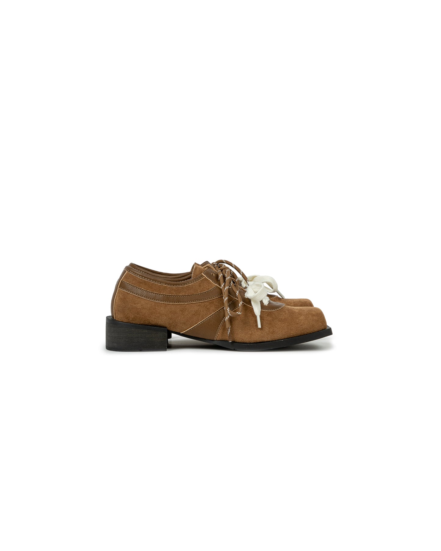 Dual Lace Suede Oxfords