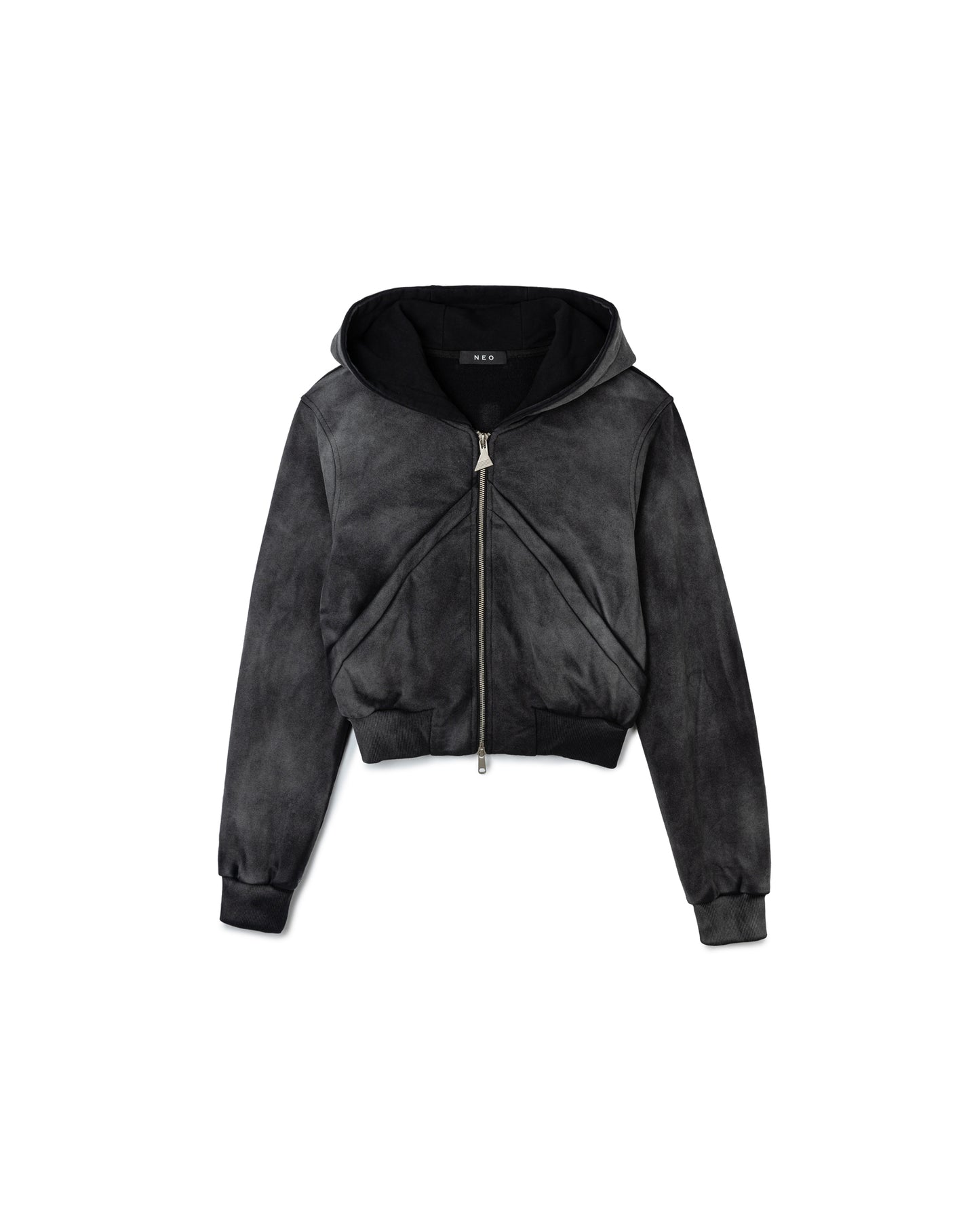 Washed Zip-up Hoodie