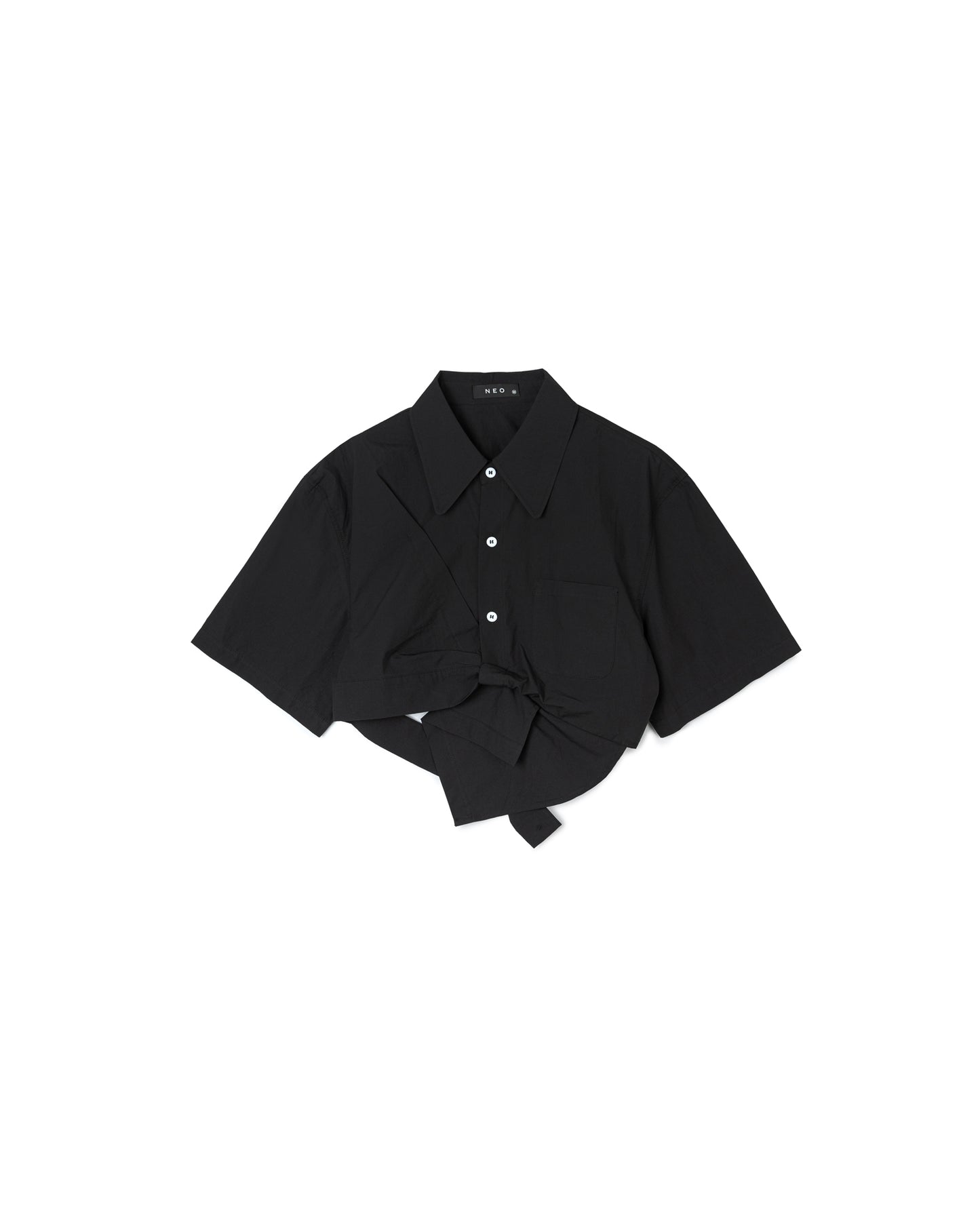Twist Detail Shirt & Skirt Set