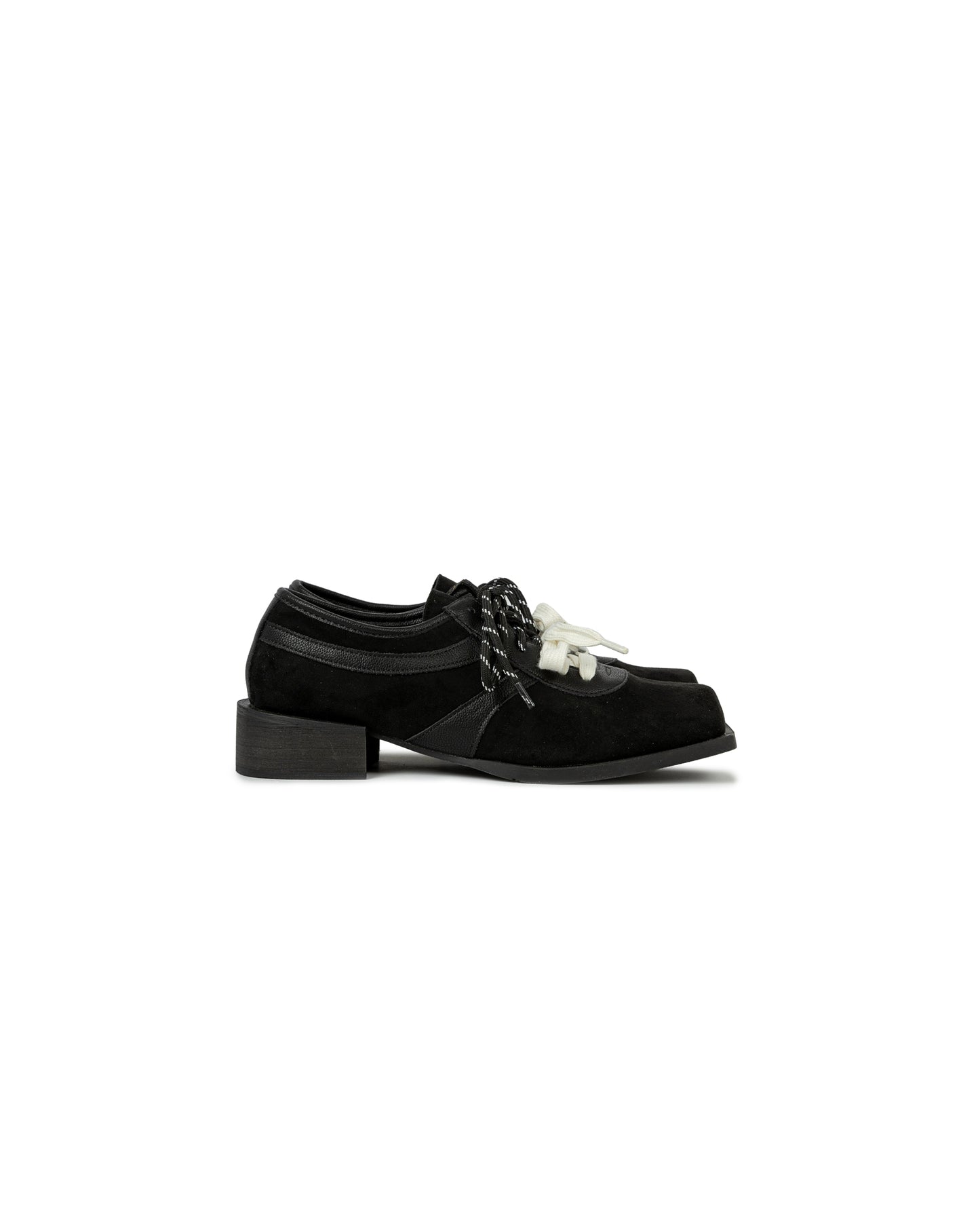 Dual Lace Suede Oxfords