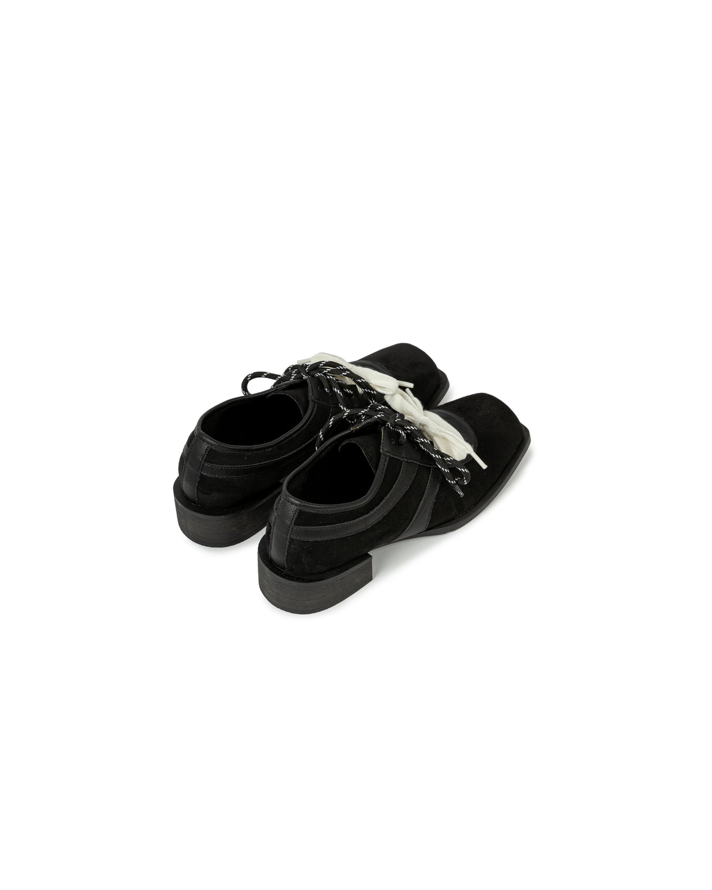 Dual Lace Suede Oxfords