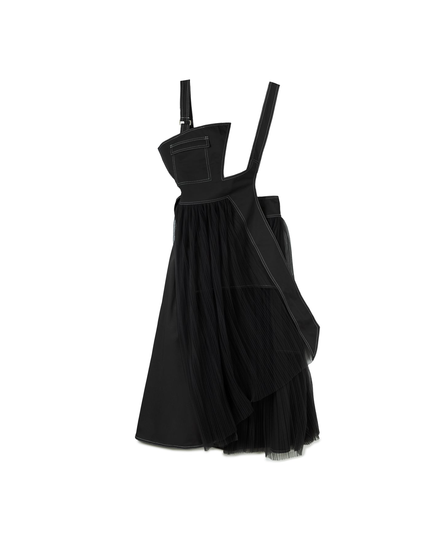 Patchwork Suspender Dress
