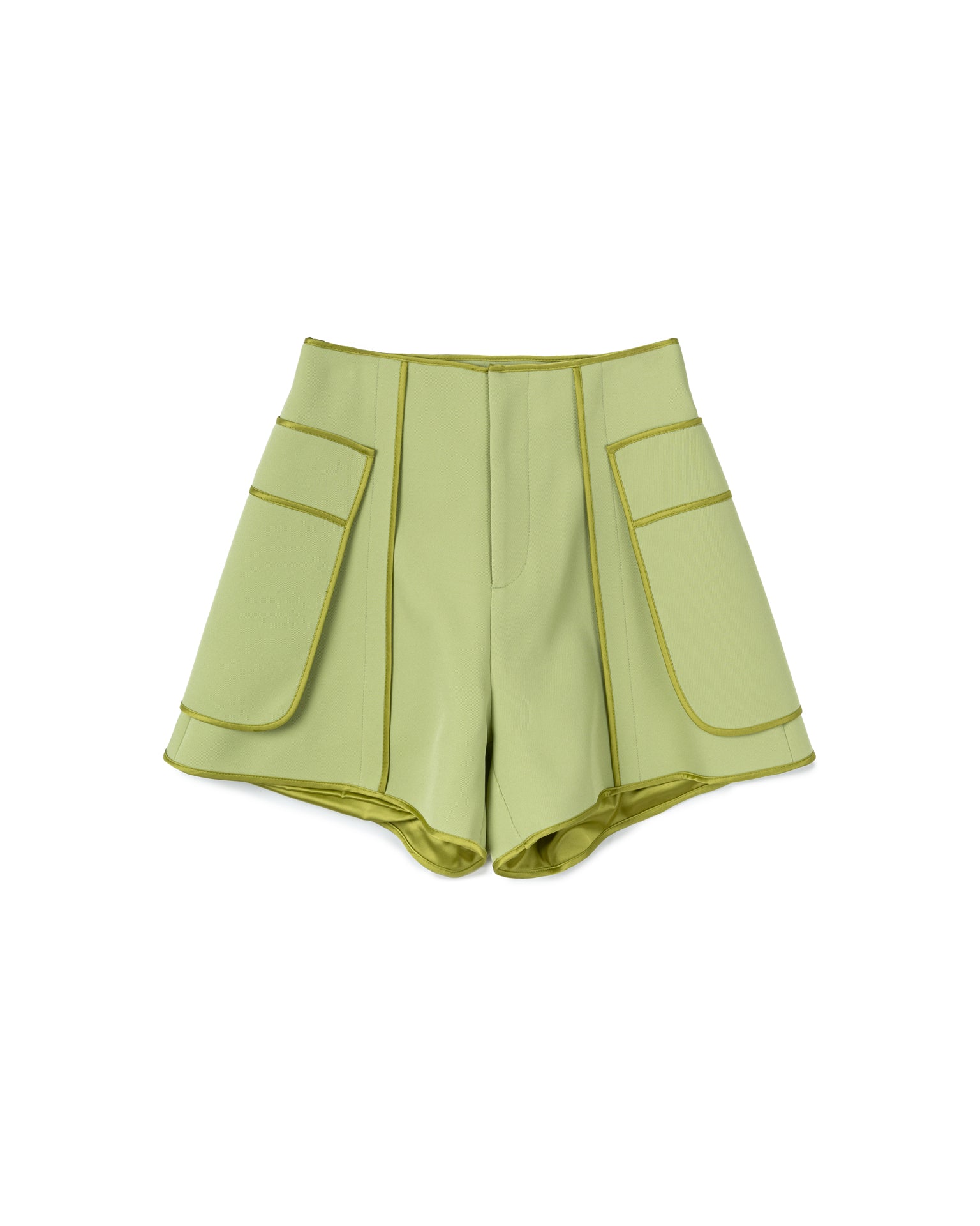 Contrast Stitch Line Shorts