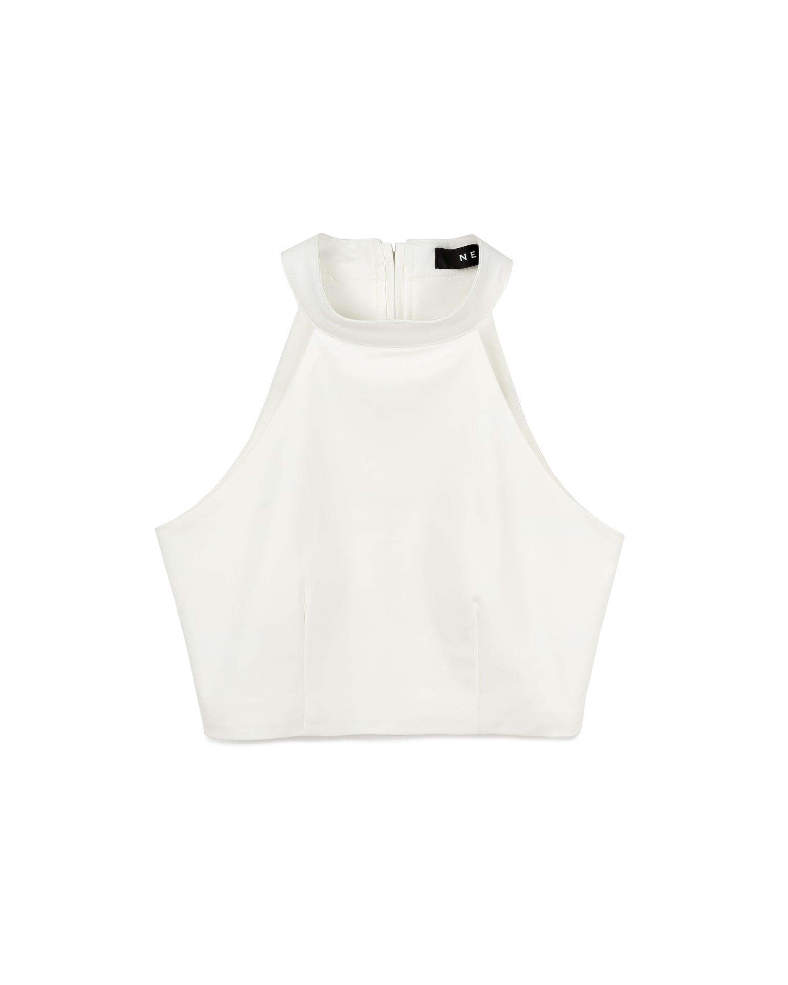 Back Zip Crop Top