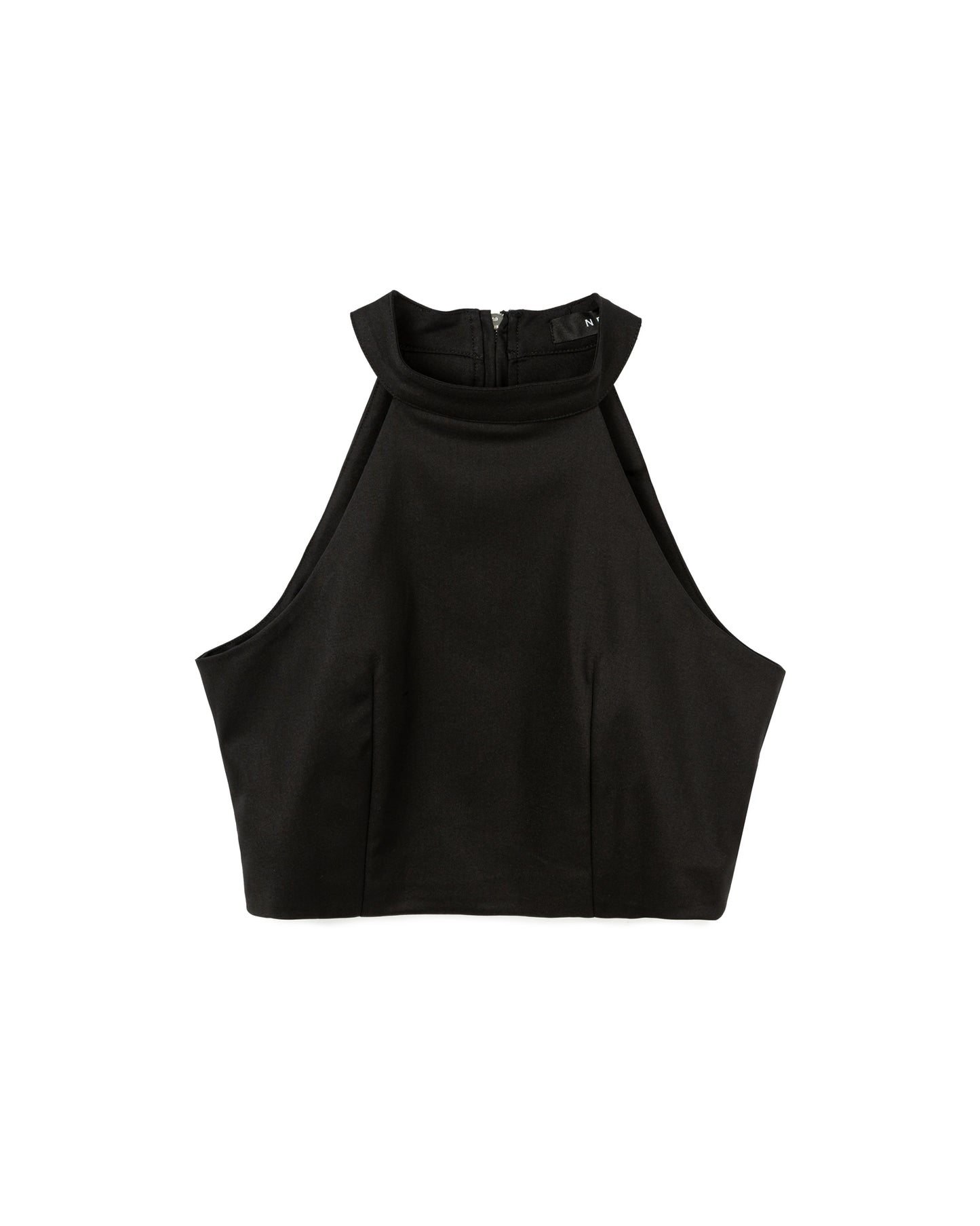 Back Zip Crop Top