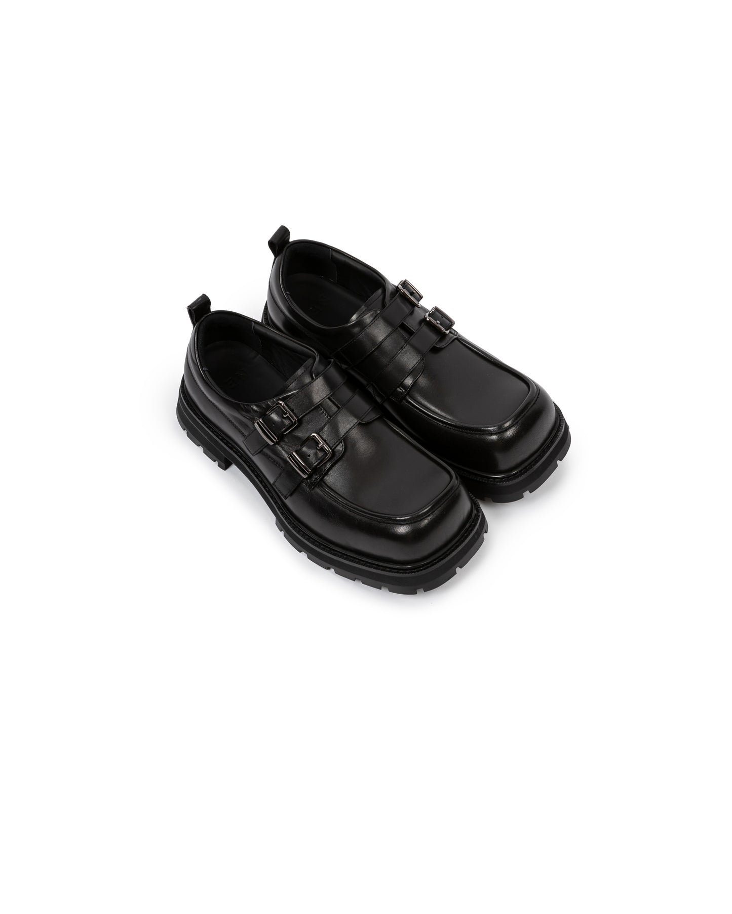 Square Toe Buckle Loafer