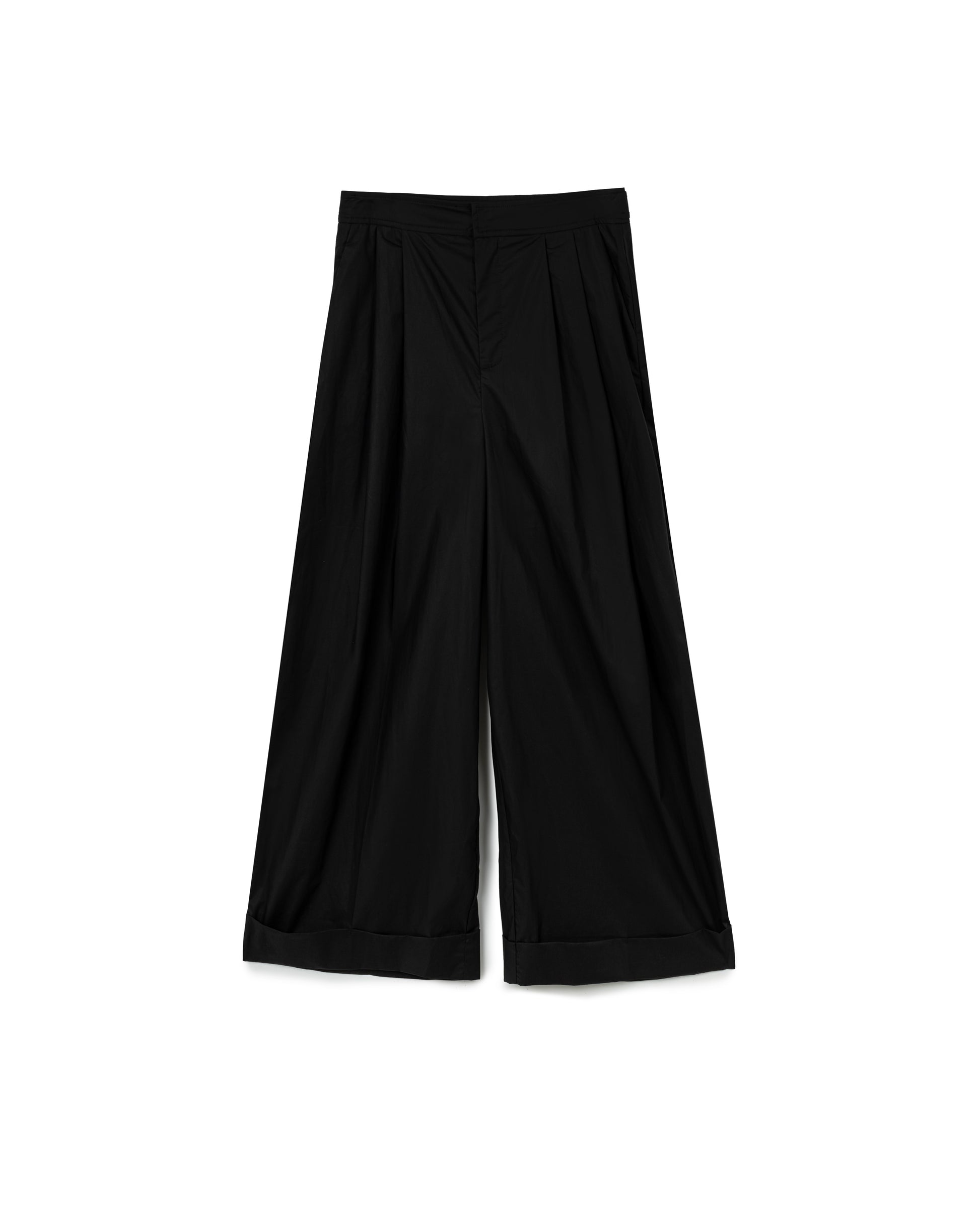 Cuffed Wide Leg Pants