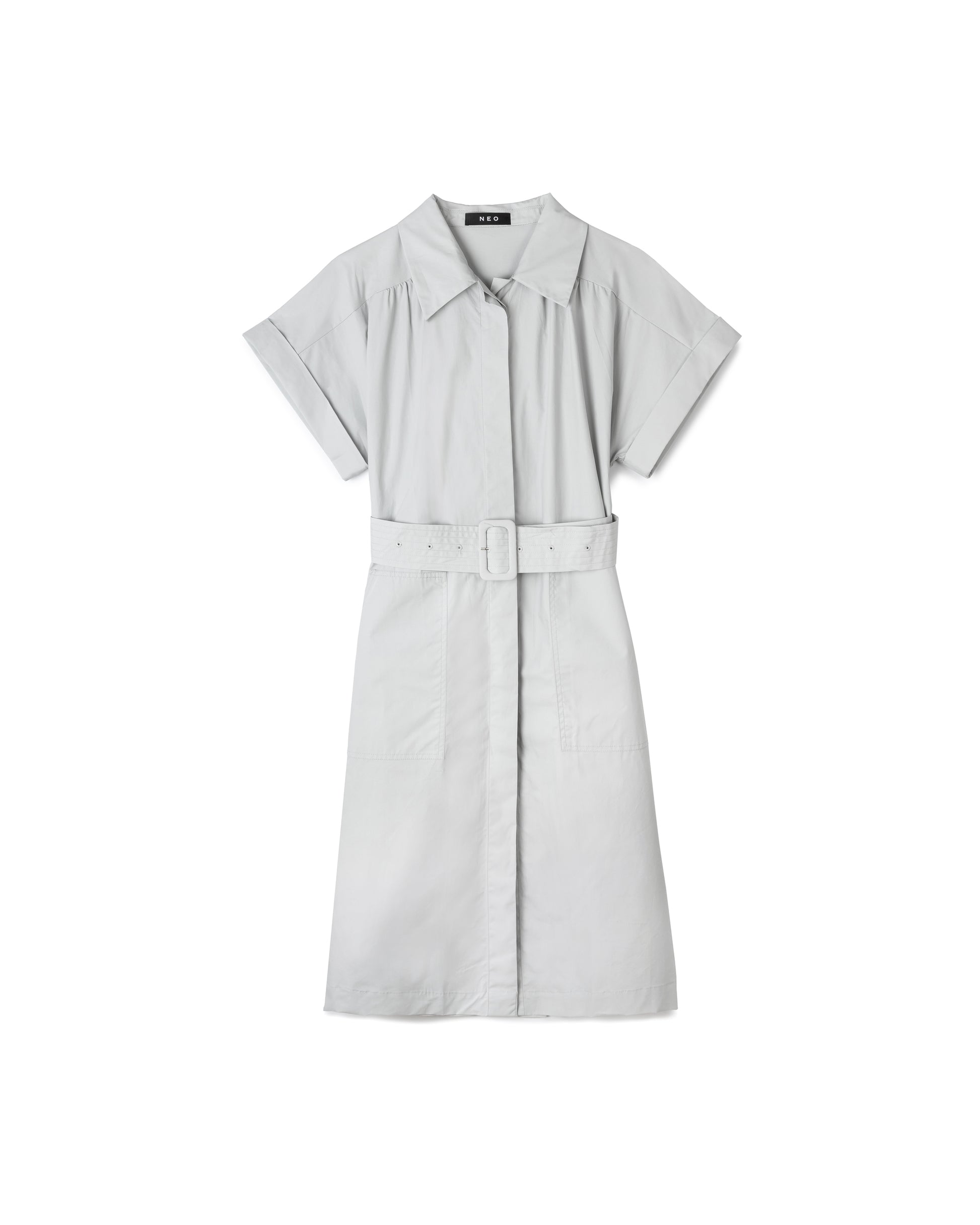 Belted Shirt Dress