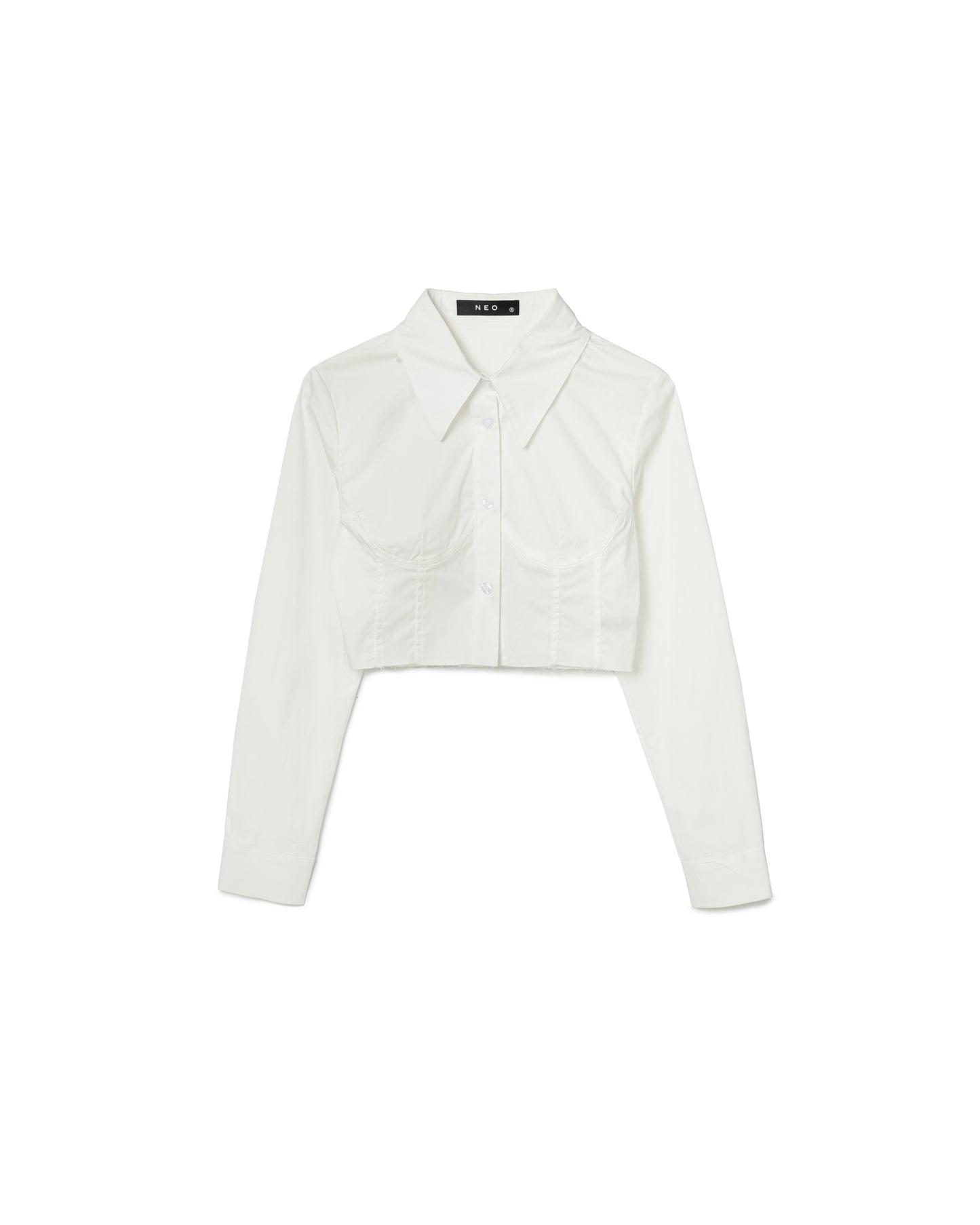 Fitted Crop Shirt