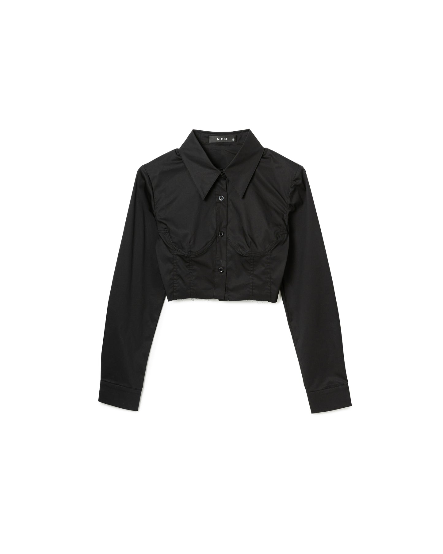Fitted Crop Shirt