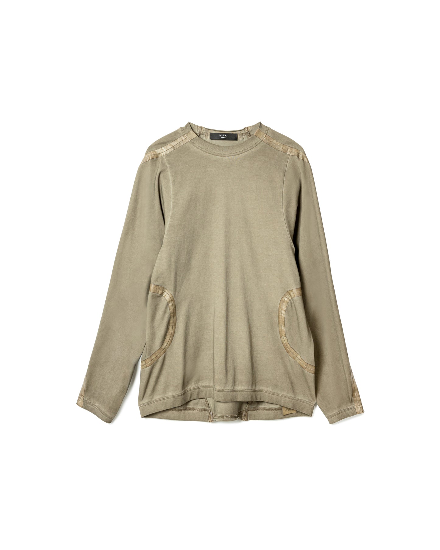 Contrast Stitch Long-Sleeve Tee