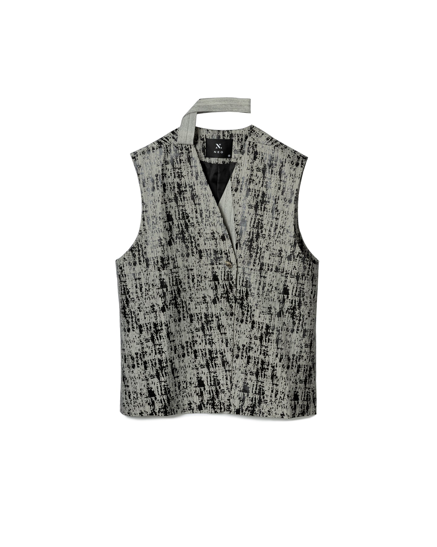Textured Wrap Vest