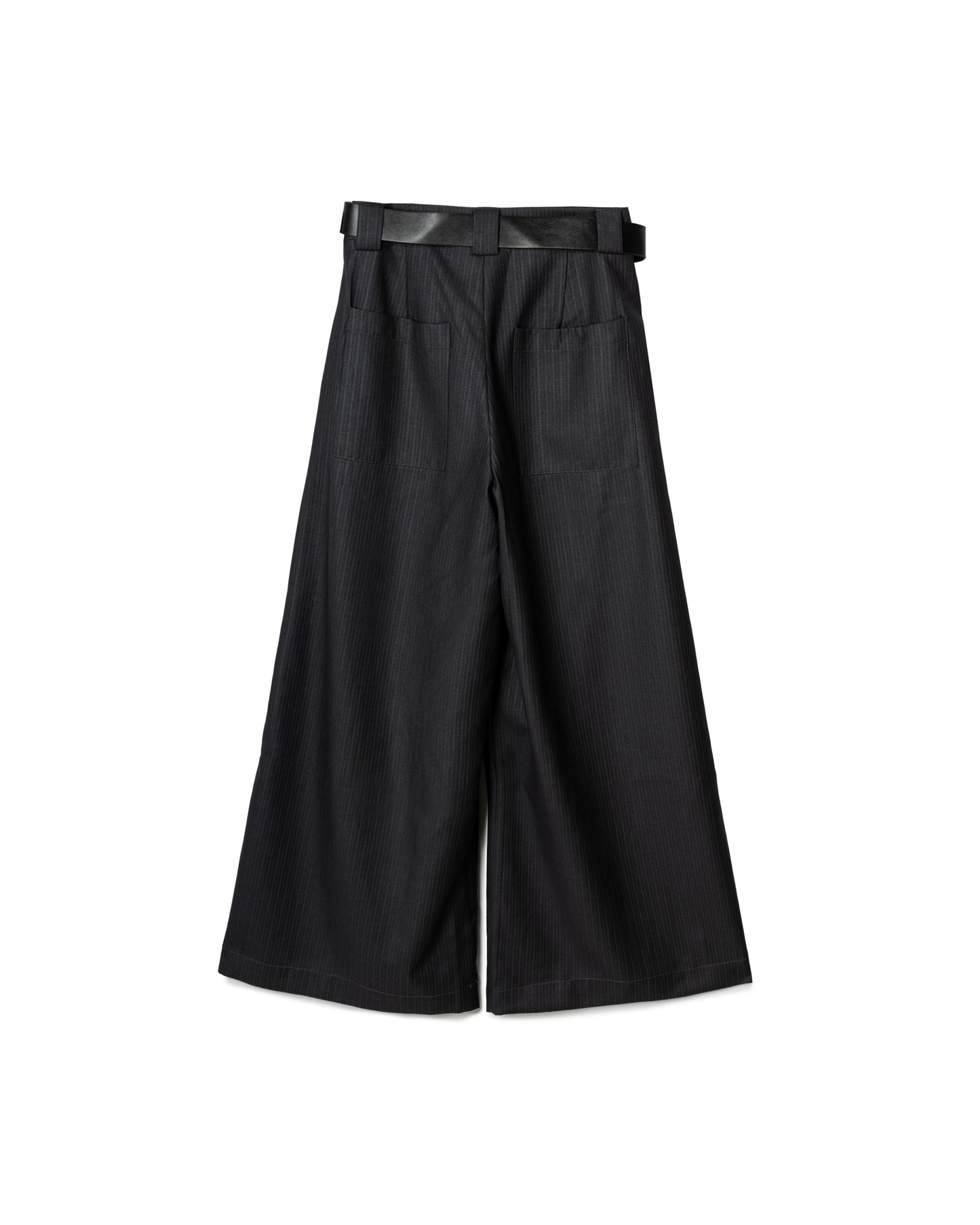 Pleated Wide-Leg Trousers