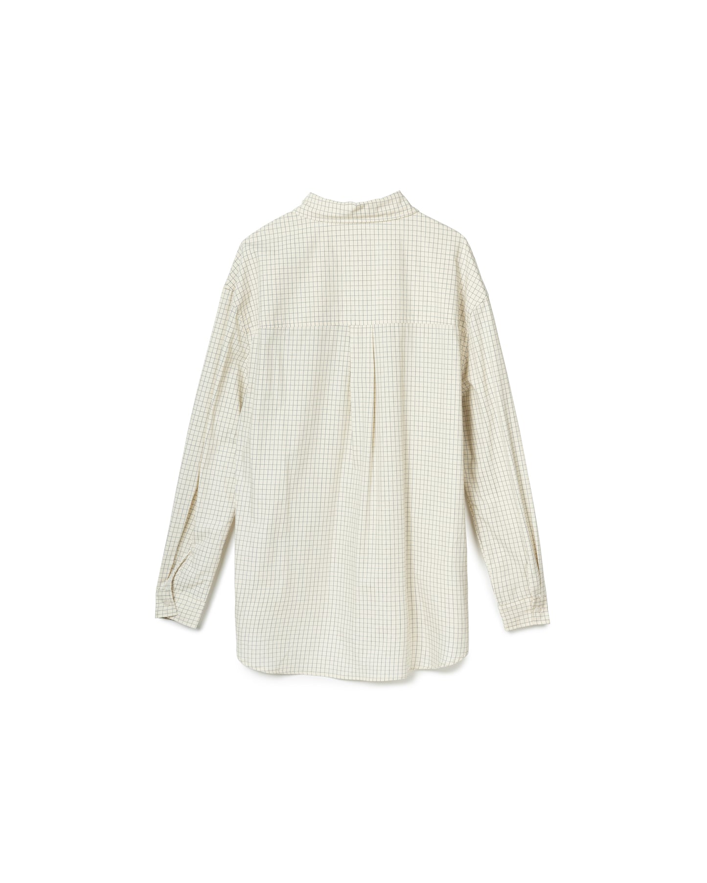 Grid Pattern Oversized Shirt