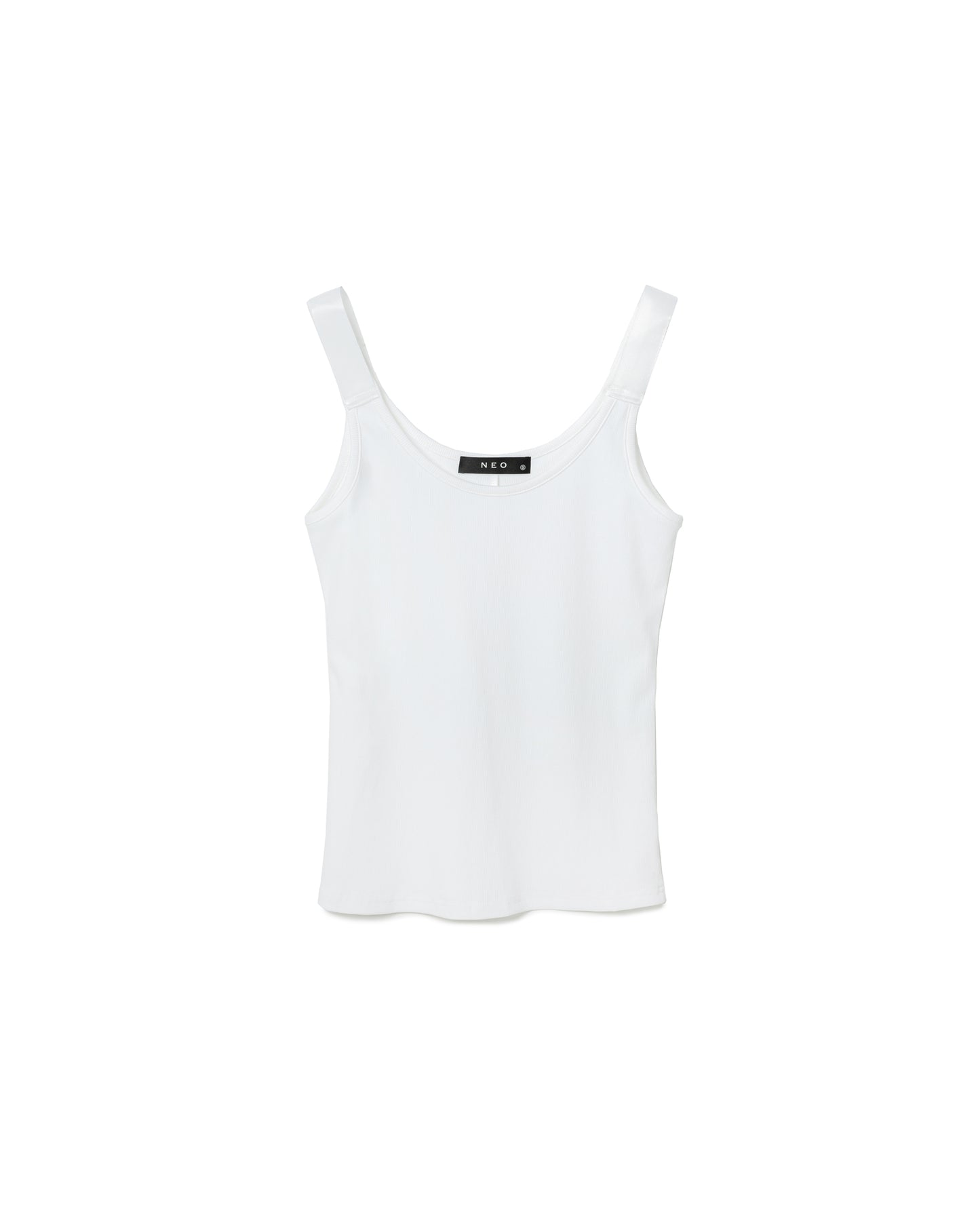 Wide-Strap Fitted Tank