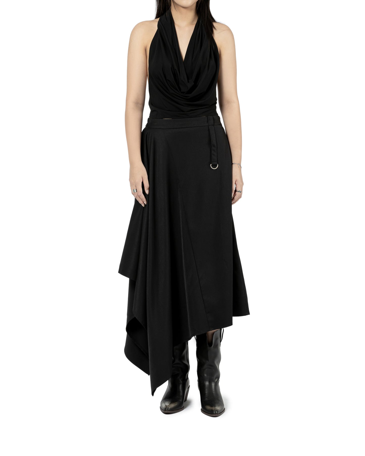 Cowl Neck Halter Top