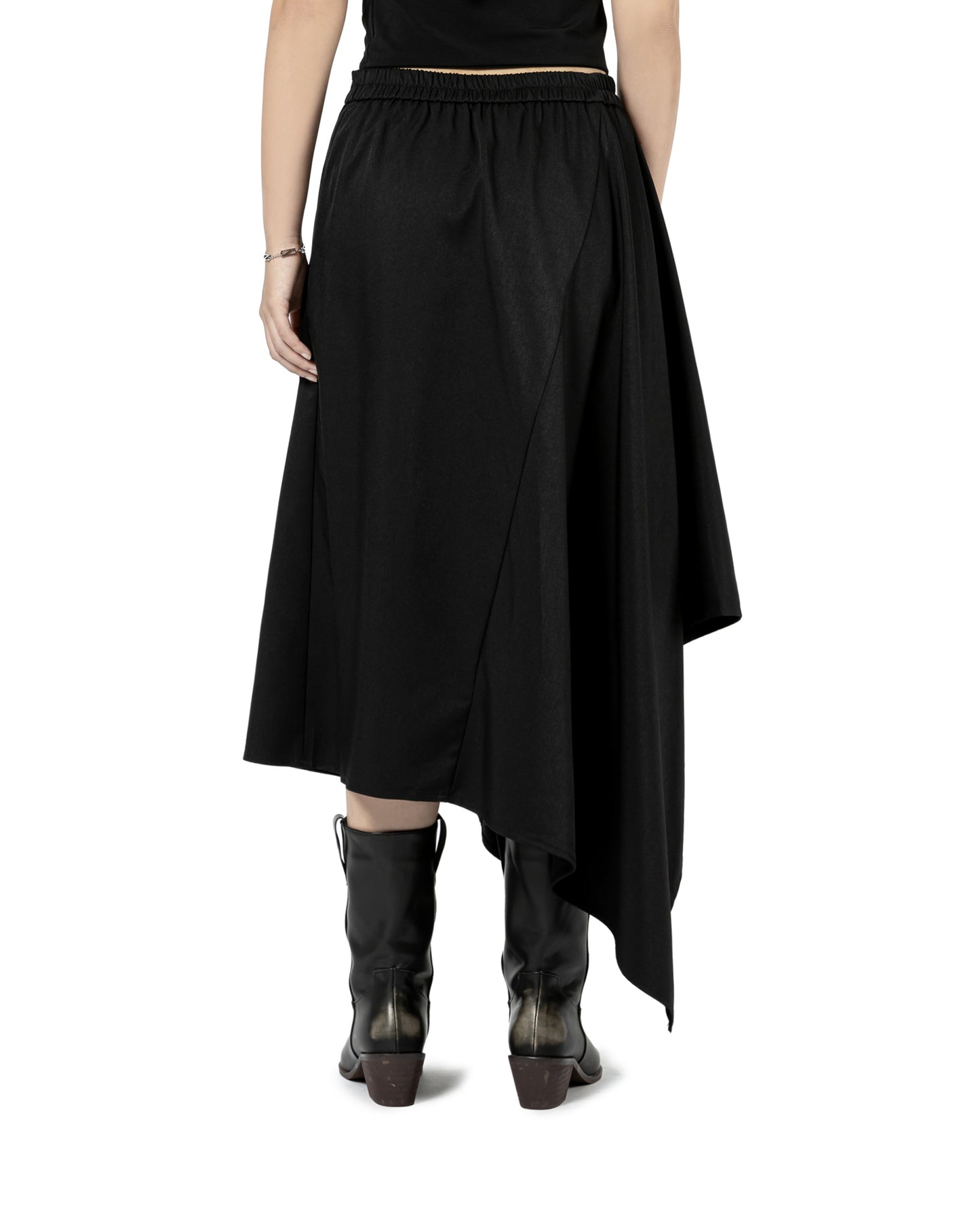 Asymmetric Midi Skirt
