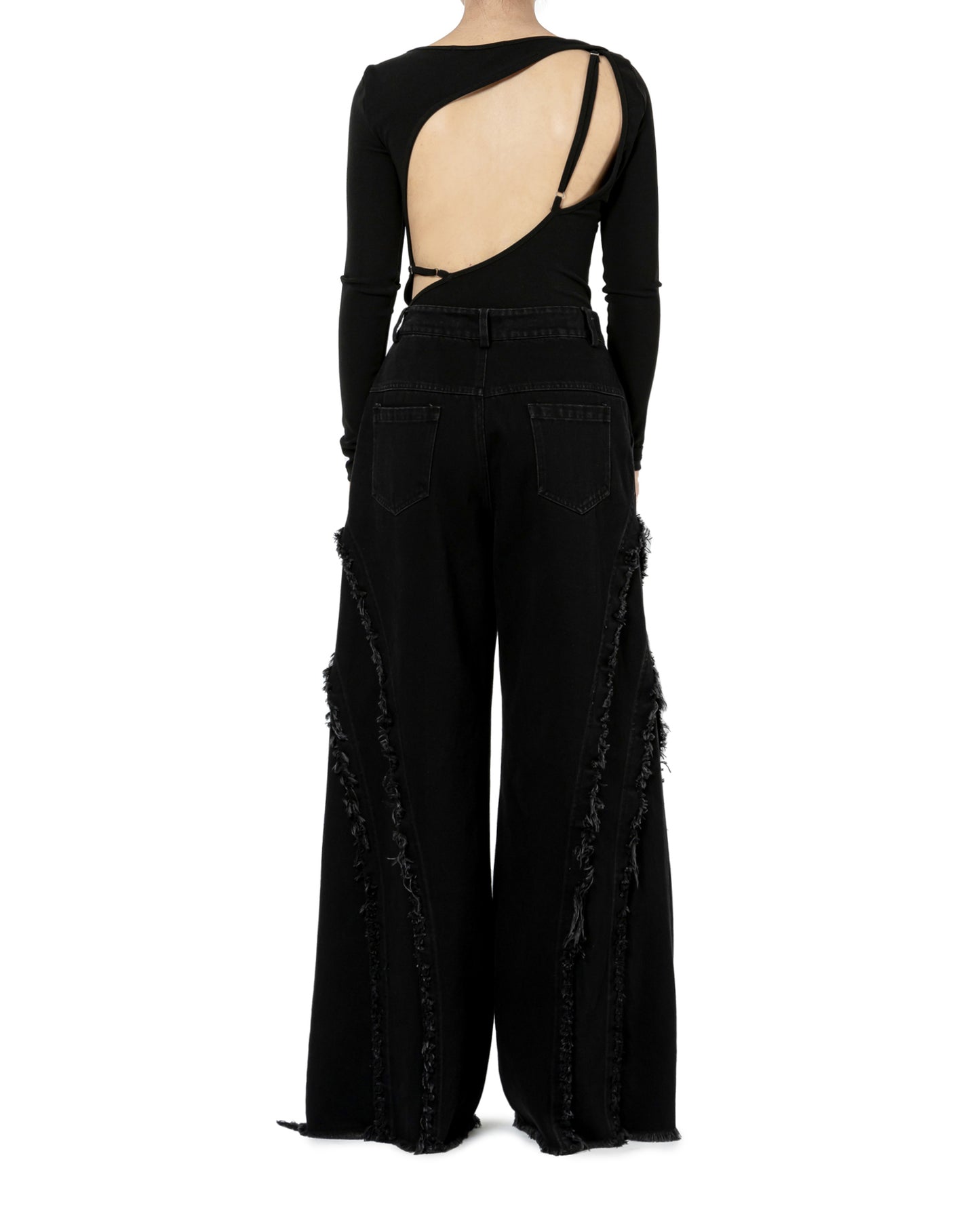 Fitted Backless Bodysuit