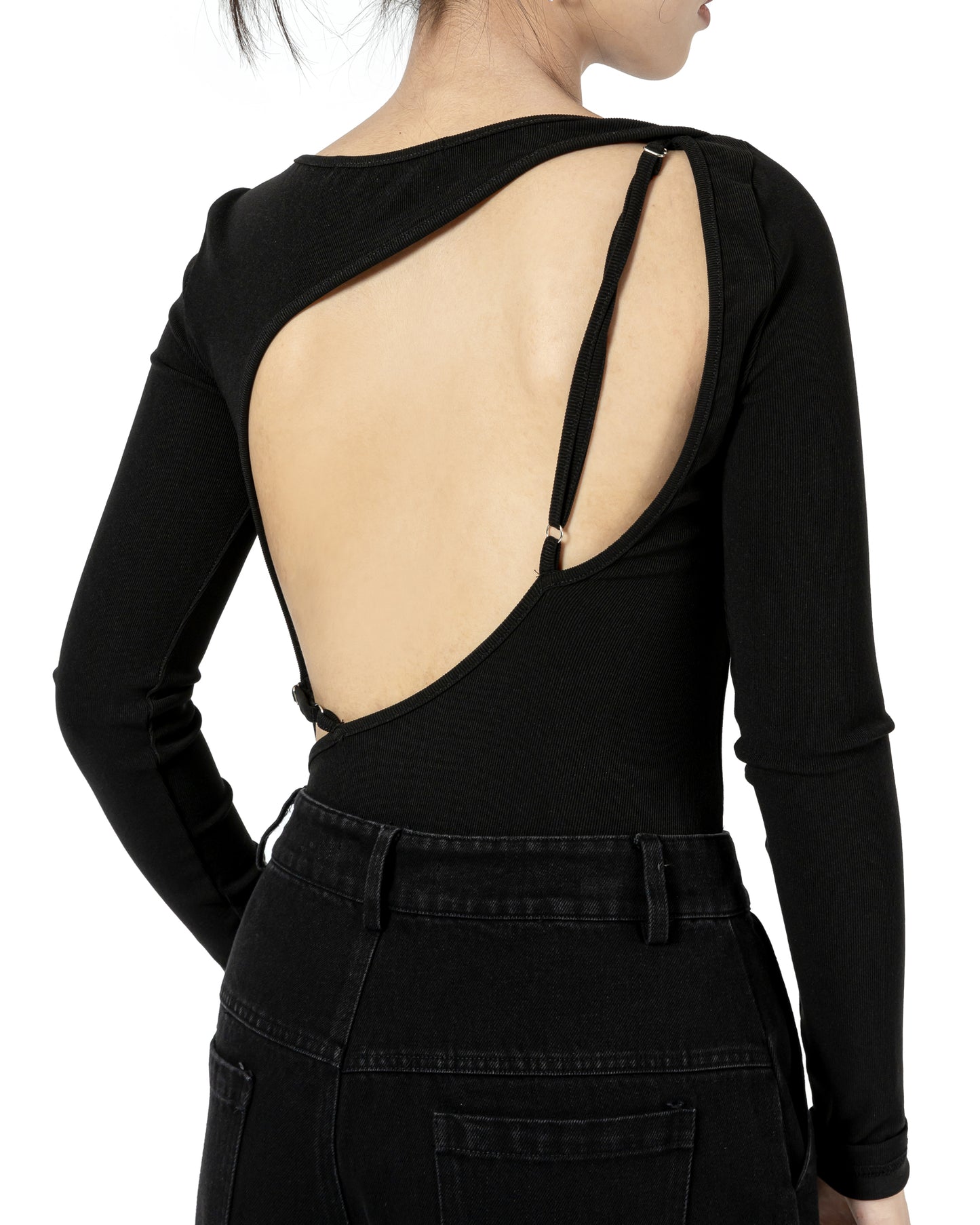 Fitted Backless Bodysuit