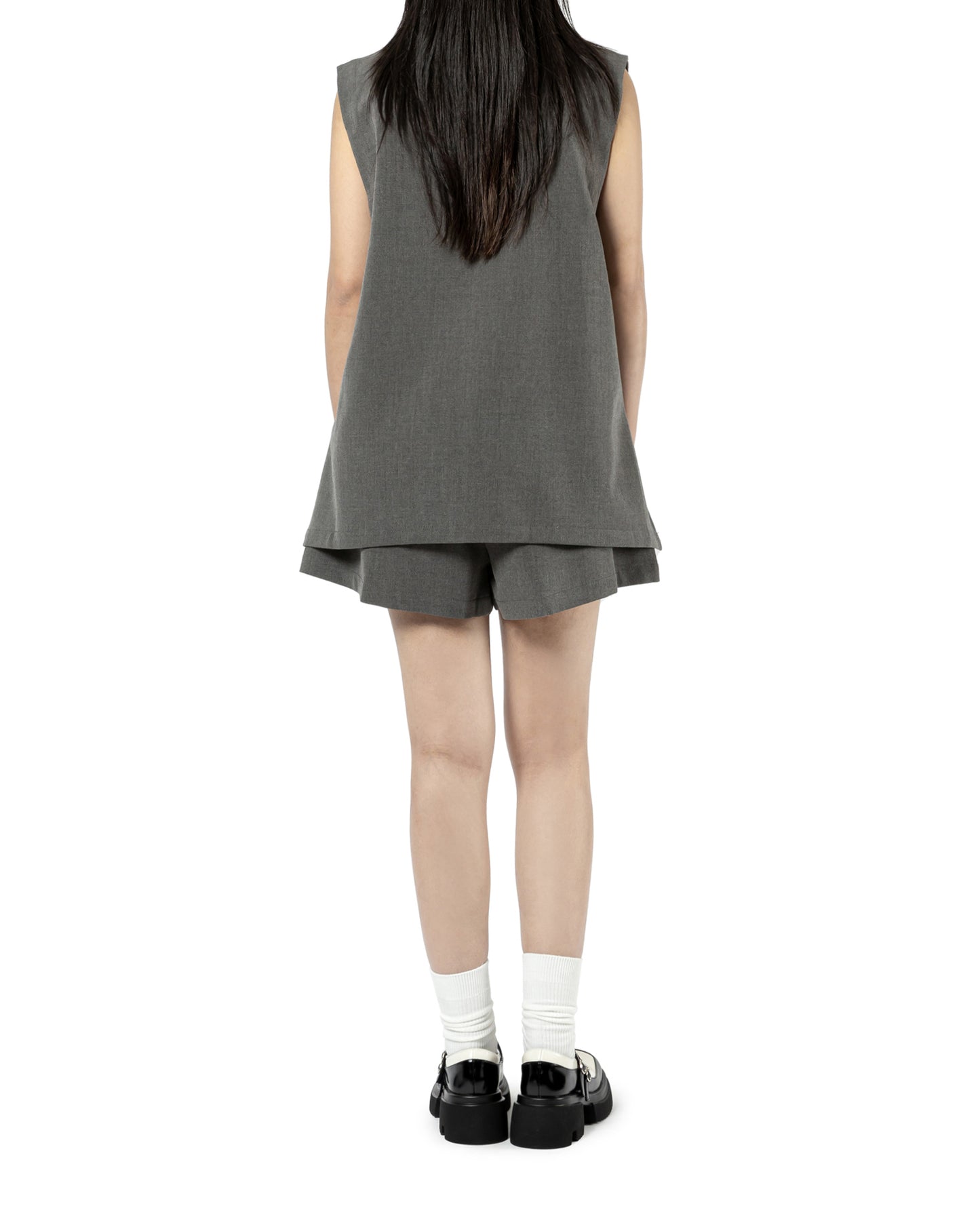 Minimalist V-Neck Casual Set