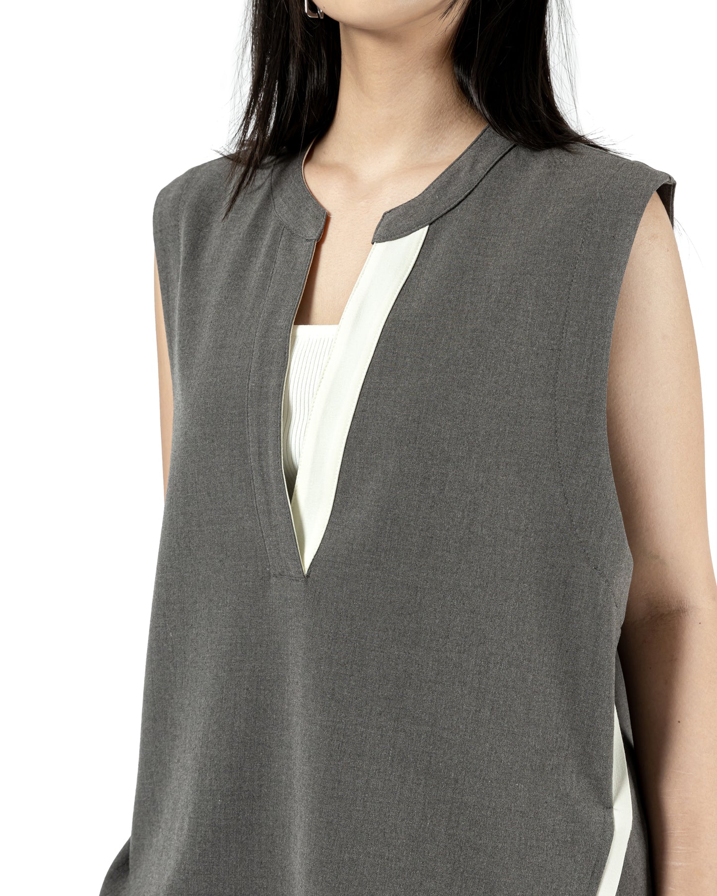 Minimalist V-Neck Casual Set