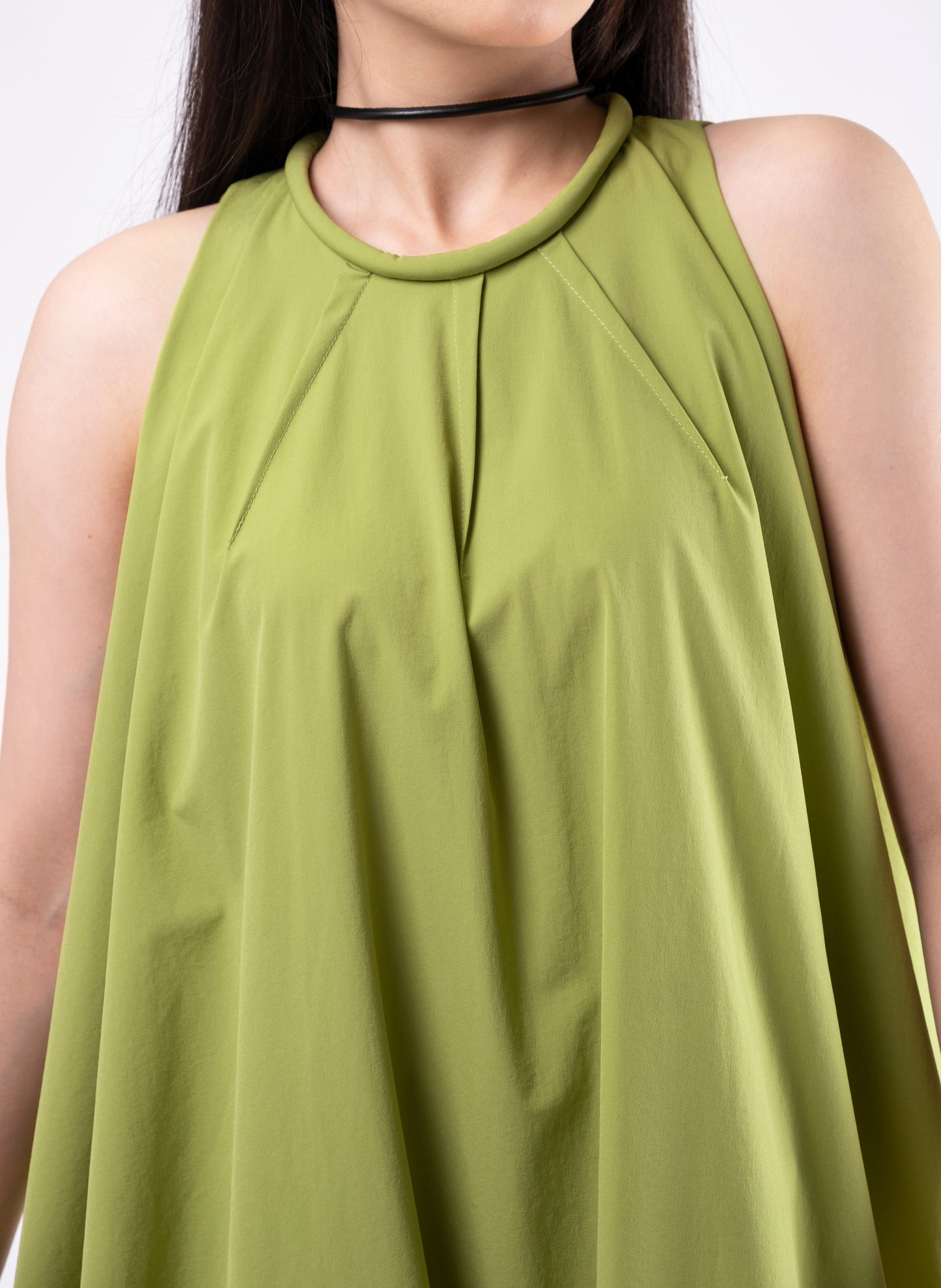 Sleeveless Puffy Dress