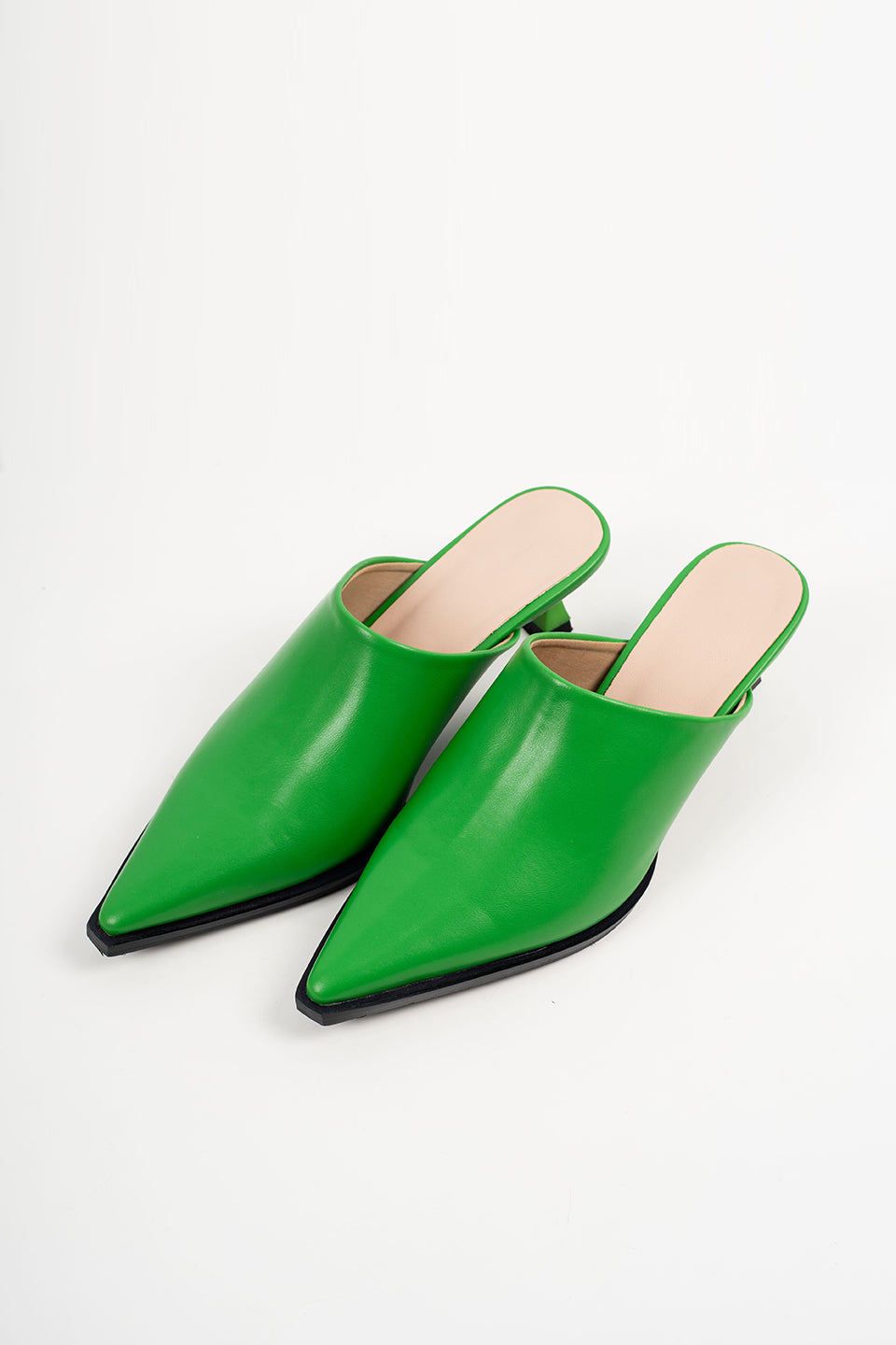 N E O French Stiletto Elegant Baotou Half-Slipper All-Match Shoes