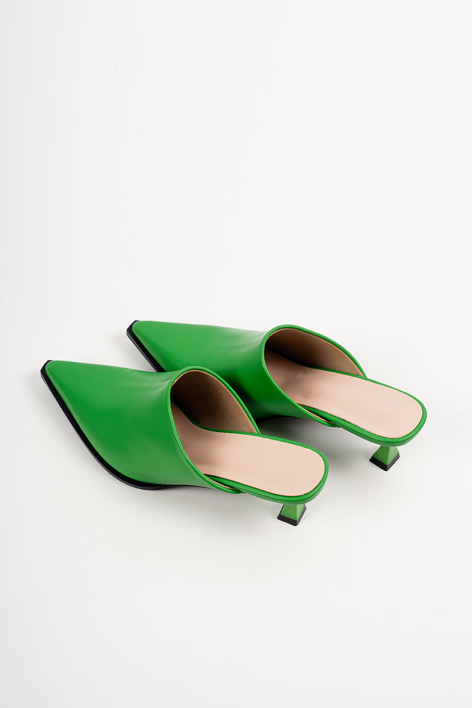 N E O French Stiletto Elegant Baotou Half-Slipper All-Match Shoes