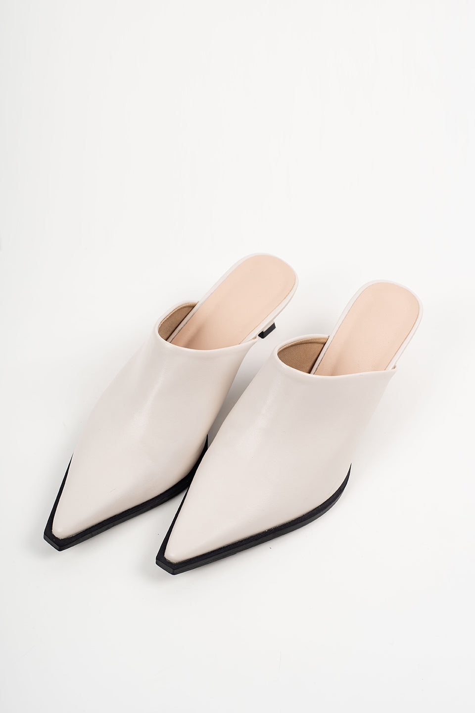 N E O French Stiletto Elegant Baotou Half-Slipper All-Match Shoes
