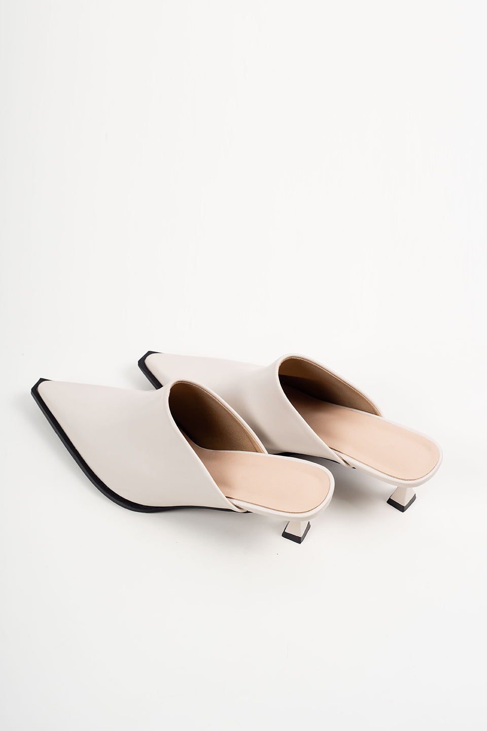 N E O French Stiletto Elegant Baotou Half-Slipper All-Match Shoes