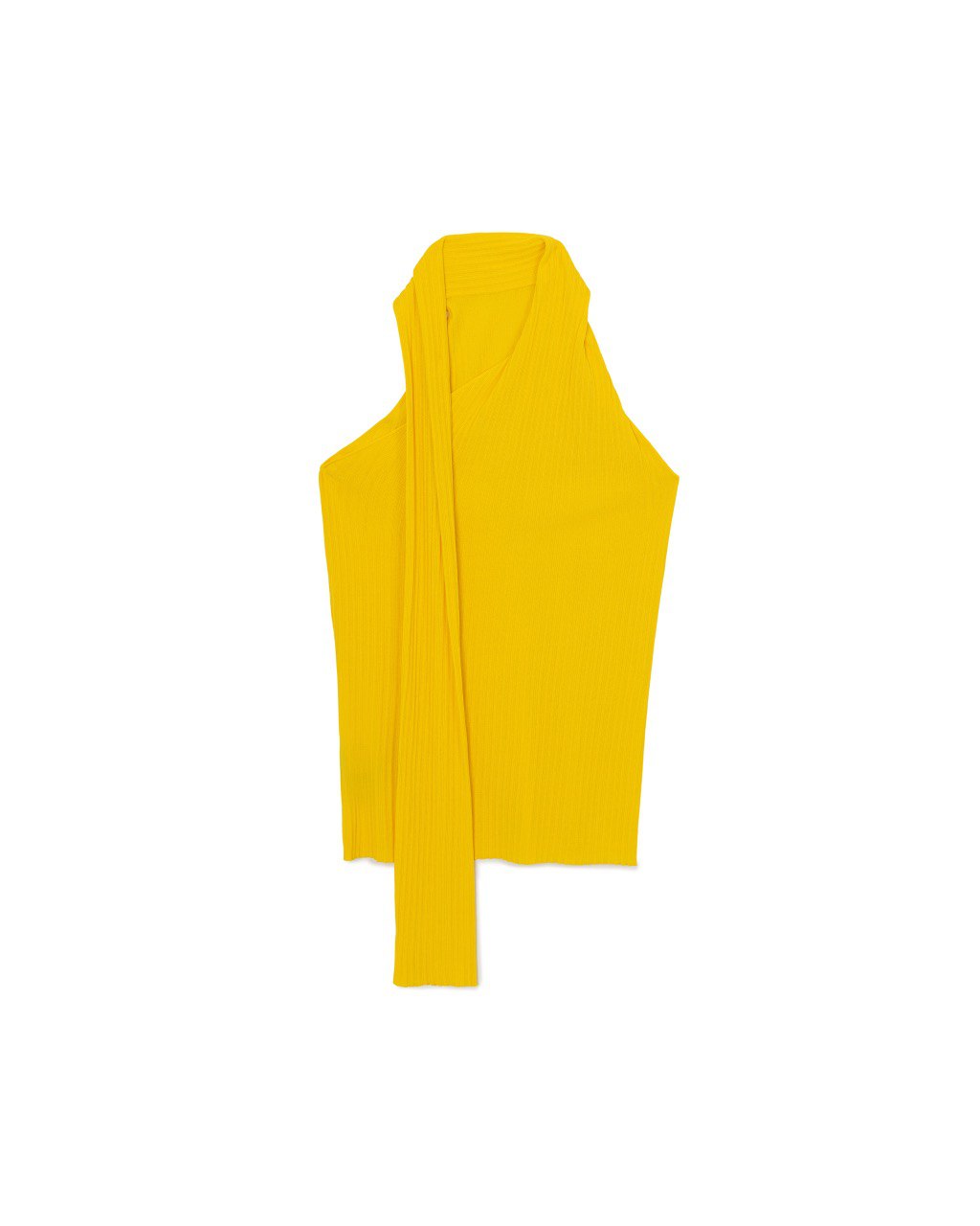 Draped Halter Knit Top