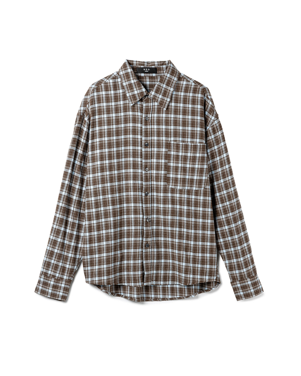 Relaxed Plaid Cotton Shirt