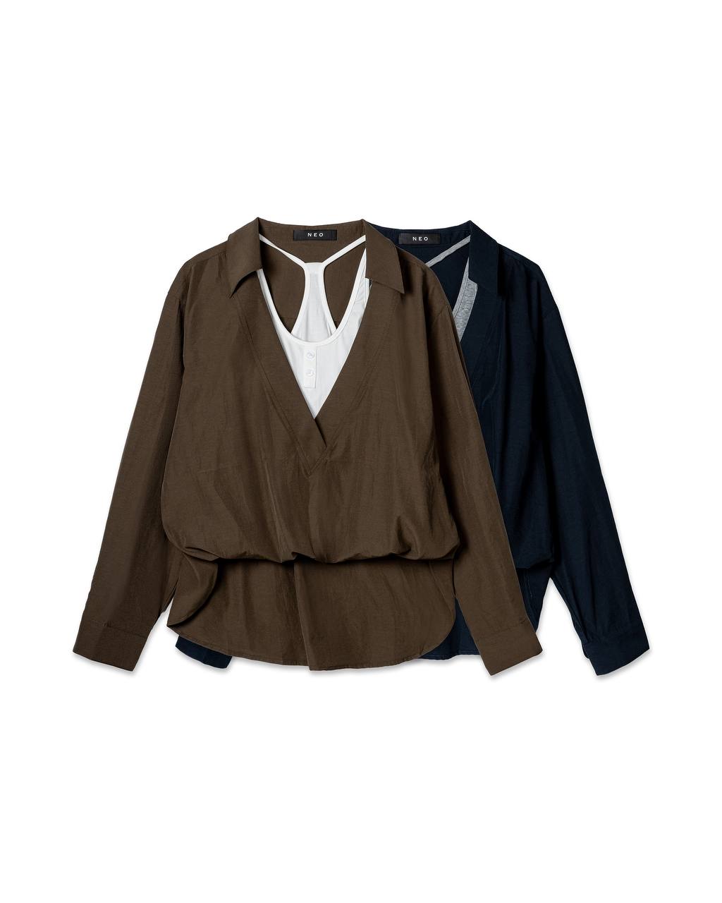 Layered Cotton Shirt