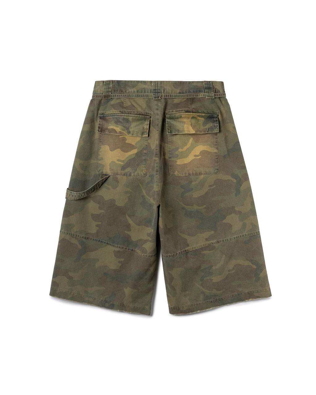 Camo-Print Utility Shorts