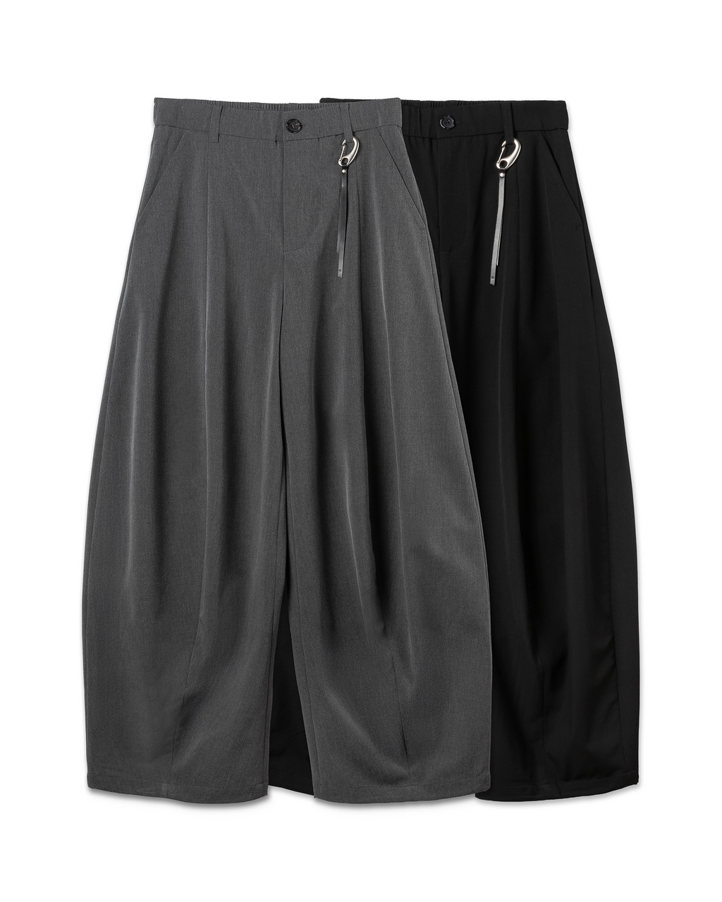 Carabiner-Detail Tailored Trouser